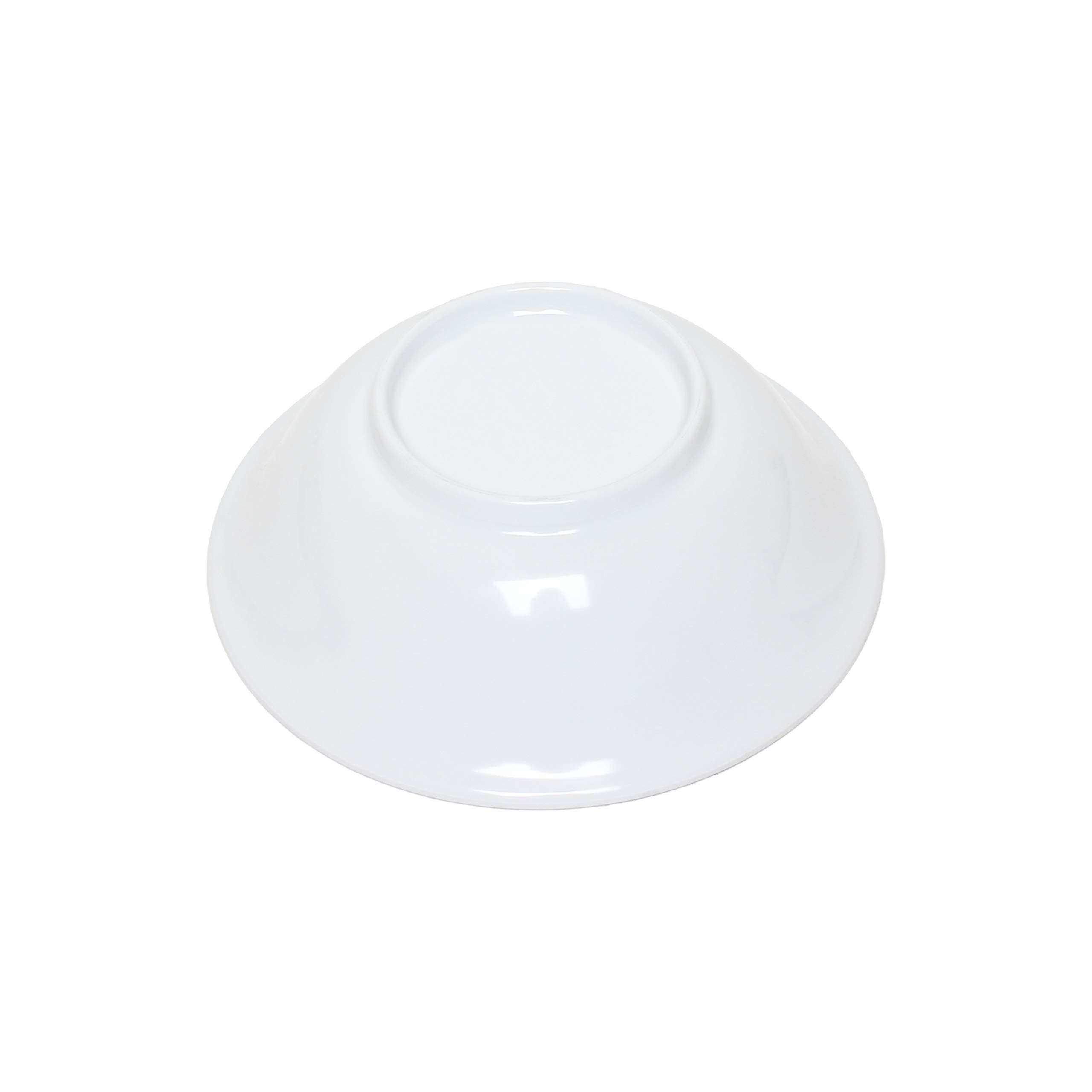 Premium White Melamine Dinnerware Set - 12-Pack 7.5 Inch 30oz Rimless Bowls | Durable, Lightweight & Shatterproof | Perfect for Restaurants, Picnics, Outdoor Dining & Catering Events