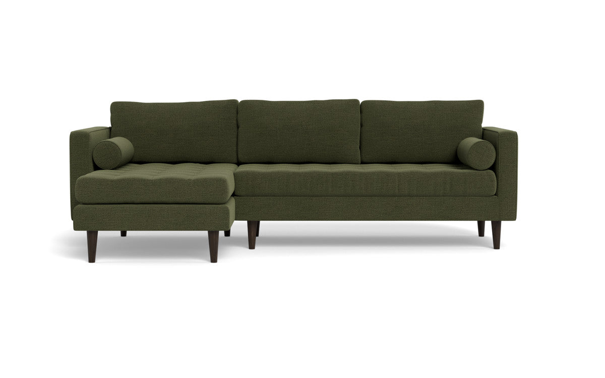 Ladybird 102 Left Chaise Sectional Sofa - Modern L-Shaped Couch with Chaise Lounge, Soft Fabric Upholstery, Comfortable Living Room Furniture for Small Spaces, Apartments & Home Theater Seating