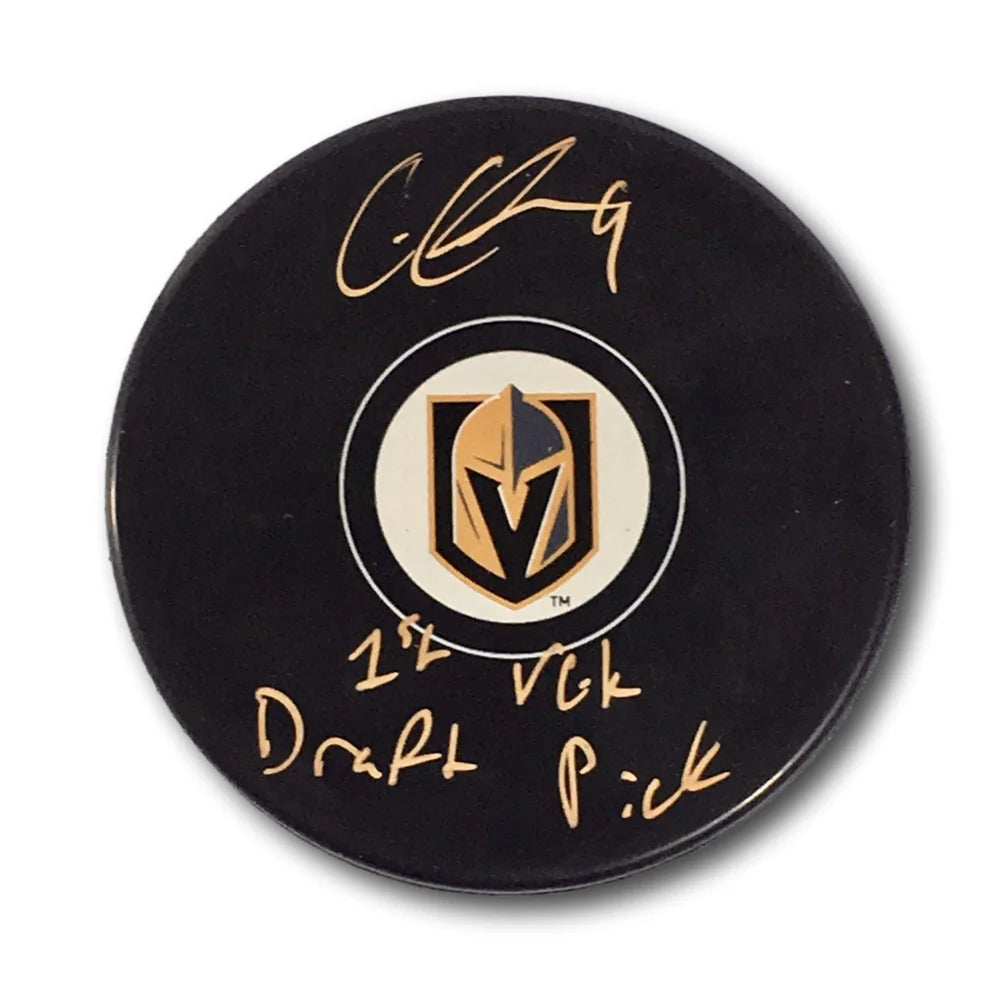 Authentic Cody Glass Signed Vegas Golden Knights Puck with #1 Inscription - Includes Display Case & JSA COA | Perfect for NHL Collectors, Hockey Fans & Sports Memorabilia Enthusiasts