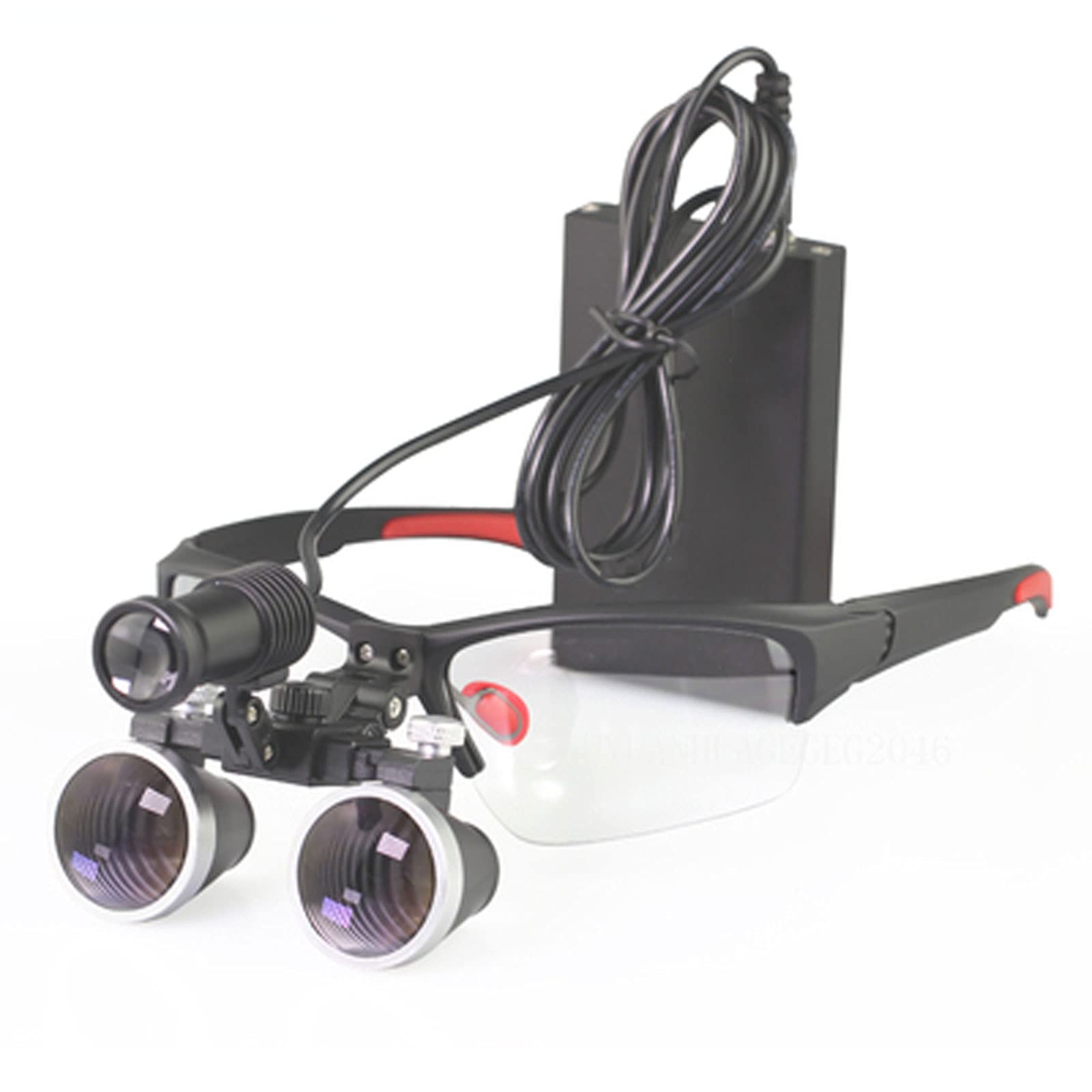 3.5X Dental Loupes with LED Headlight - Adjustable Binocular Magnifier Glasses for Dentists, Surgeons, Jewelers & Hobbyists | Perfect for Dental Procedures, Surgical Operations & Precision Work