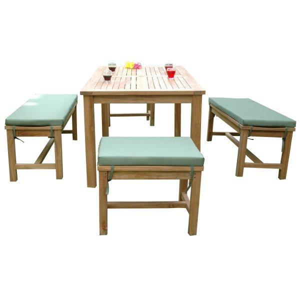 Montage Madison 5-Piece Dining Set - Modern Kitchen Table & Chairs for Small Spaces | Perfect for Breakfast Nook, Apartment Dining Room & Cozy Family Meals