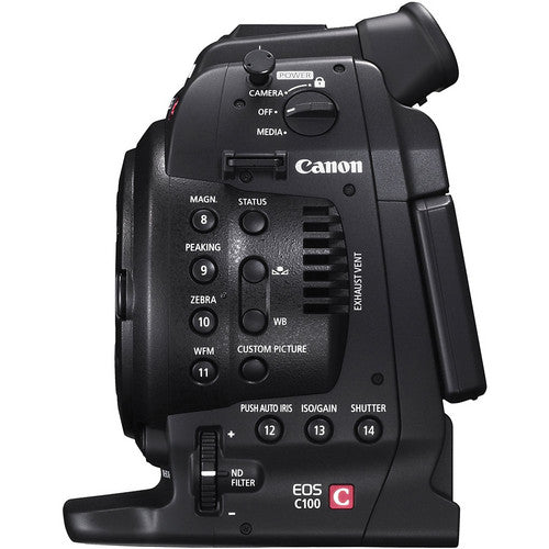 Canon EOS C100 Cinema Camera with 24-105mm Lens Bundle - Professional 4K Video Recording for Filmmaking, Documentary & Wedding Videography
