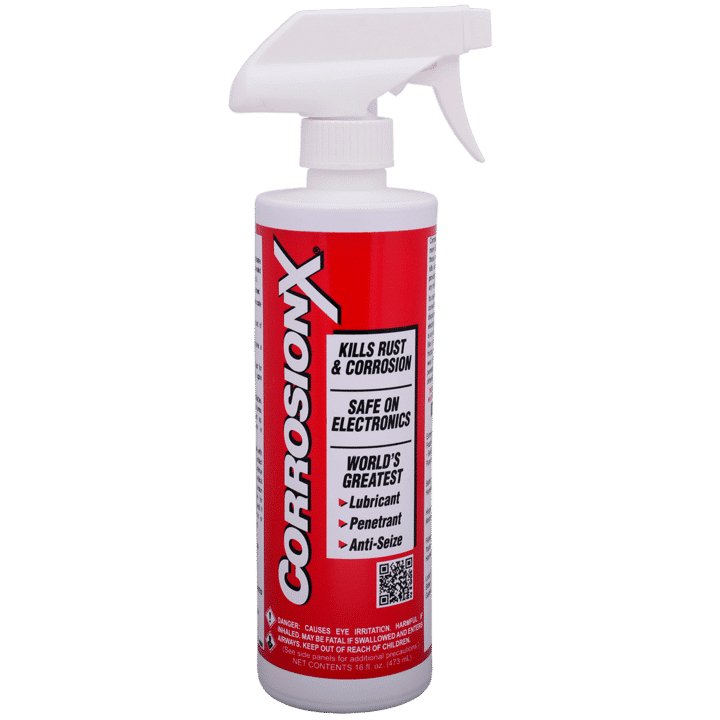 CorrosionX Cleaner & Lubricant Spray - Multi-Purpose Rust Prevention & Lubrication for Tools, Automotive, Marine & Outdoor Equipment - Ideal for DIY, Mechanics & Industrial Use