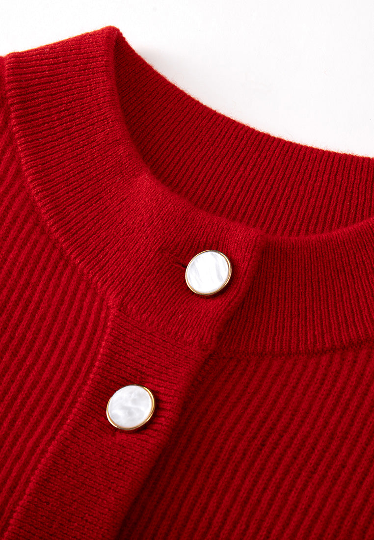 Slim Fit Ribbed Knit Cardigan for Women - Cozy Long Sleeve Open Front Sweater - Perfect for Fall, Winter & Layering Outfits