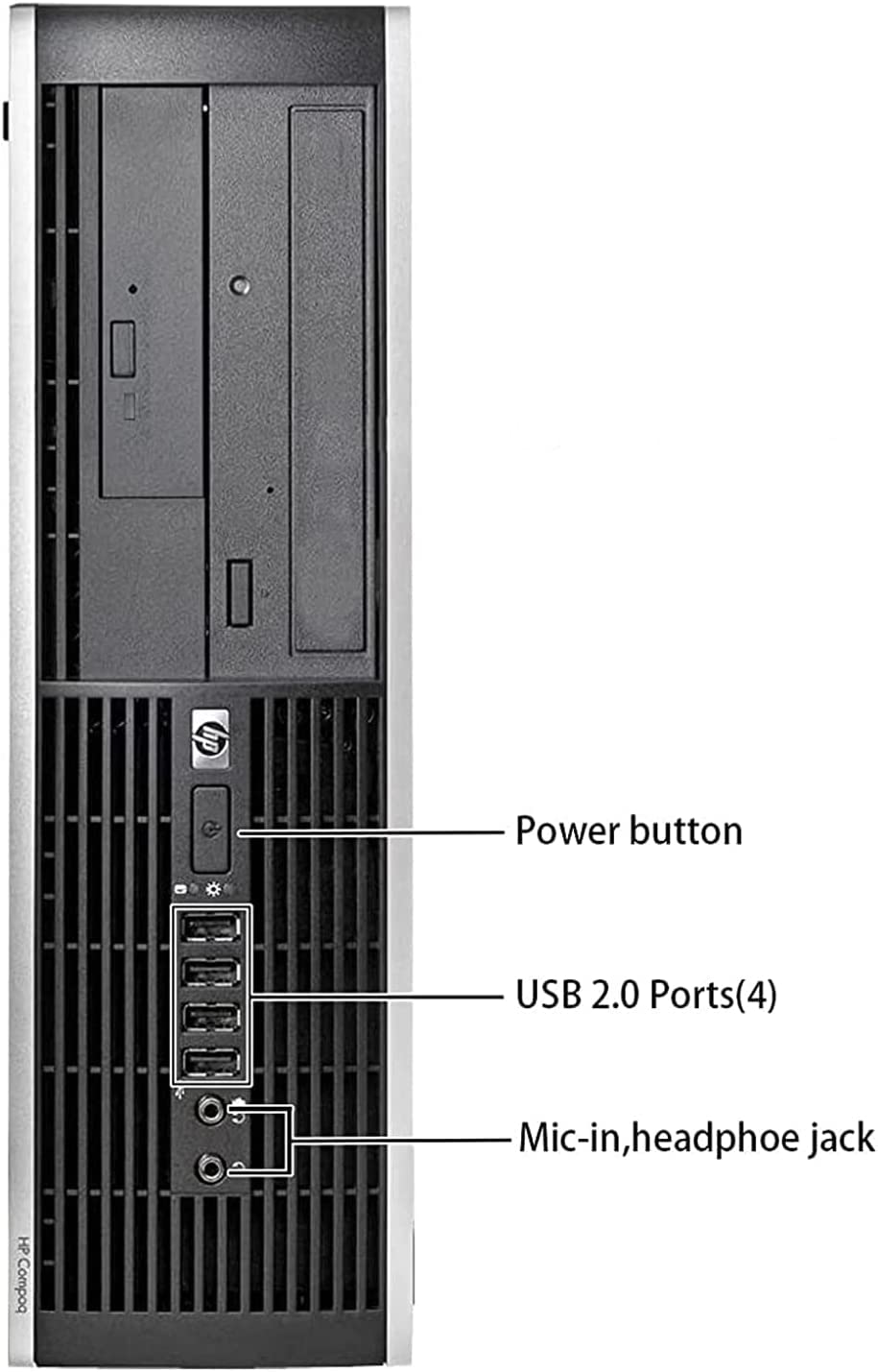 Renewed HP Elite Desktop Computer PC - Intel Core i5 3.1GHz, 16GB RAM, 1TB HDD, 22