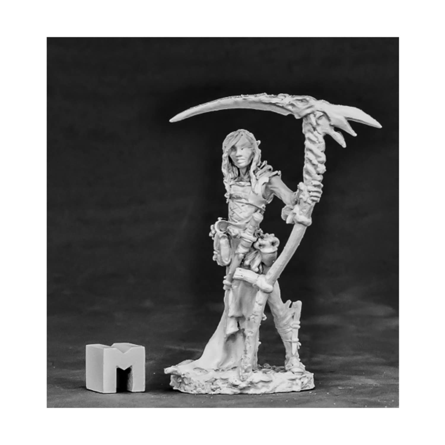 Reaper Miniatures Nimbar Elf Necromancer - 25mm Heroic Scale Dark Fantasy Miniature for D&D, Pathfinder & Tabletop RPG Games