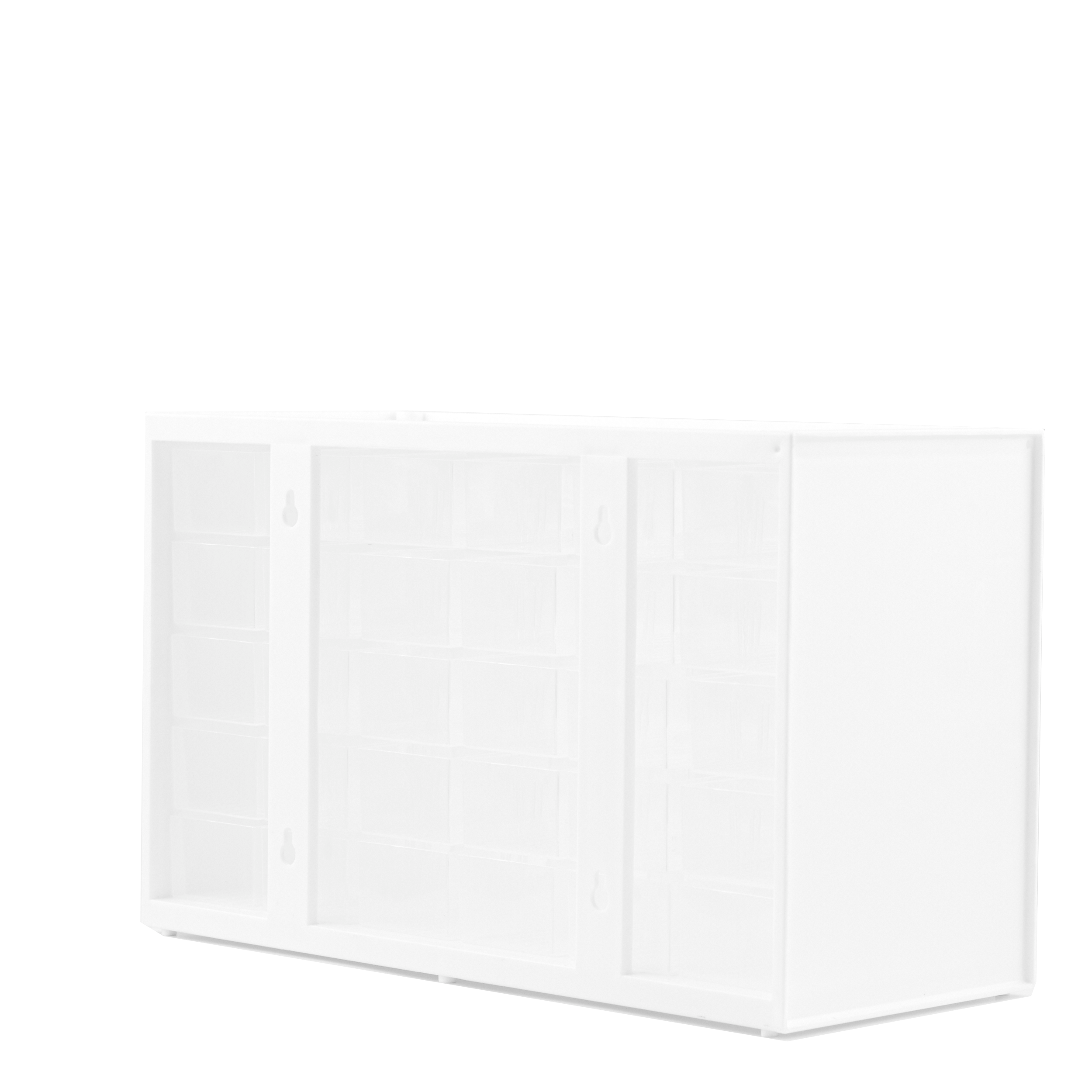 30-Drawer Small Storage Organizer - Modular Stackable Bin System for Craft Supplies, Jewelry, Office & Home Organization