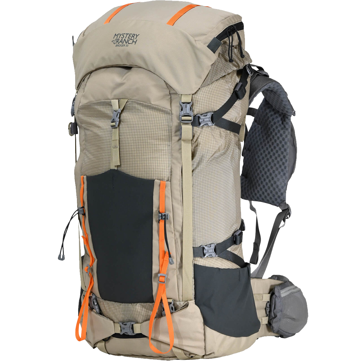 Bridger 55 - Premium Outdoor Backpack for Hiking, Camping & Travel | Durable Waterproof Hiking Pack with Multiple Pockets | Perfect for Adventure, Daily Commute & College Use