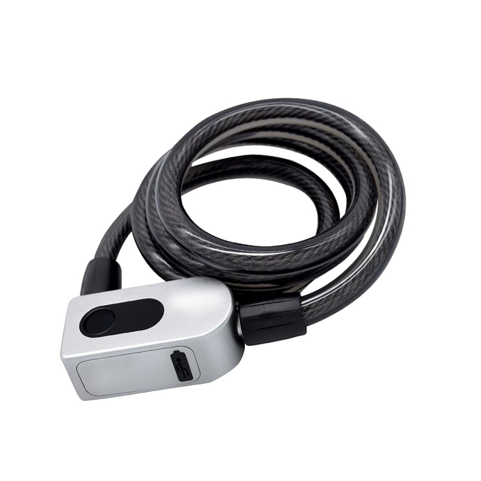 Gmjay Stainless Steel Bike Lock - Anti-Theft Smart Bicycle Lock with Fingerprint & Waterproof Design - Perfect for Urban Commuting, Cycling & Outdoor Adventures