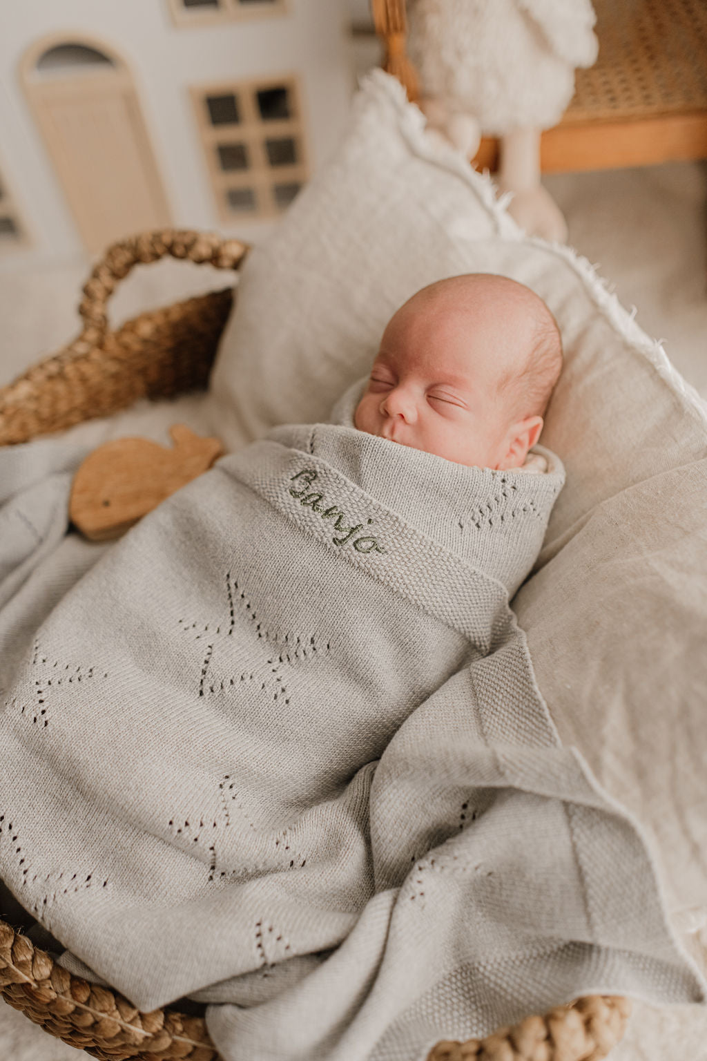 Custom Baby Bunny Personalized Blanket - Soft White Fleece for Newborns, Gifts & Nursery Decor | Perfect for Baby Showers, Birthdays & Cozy Comfort