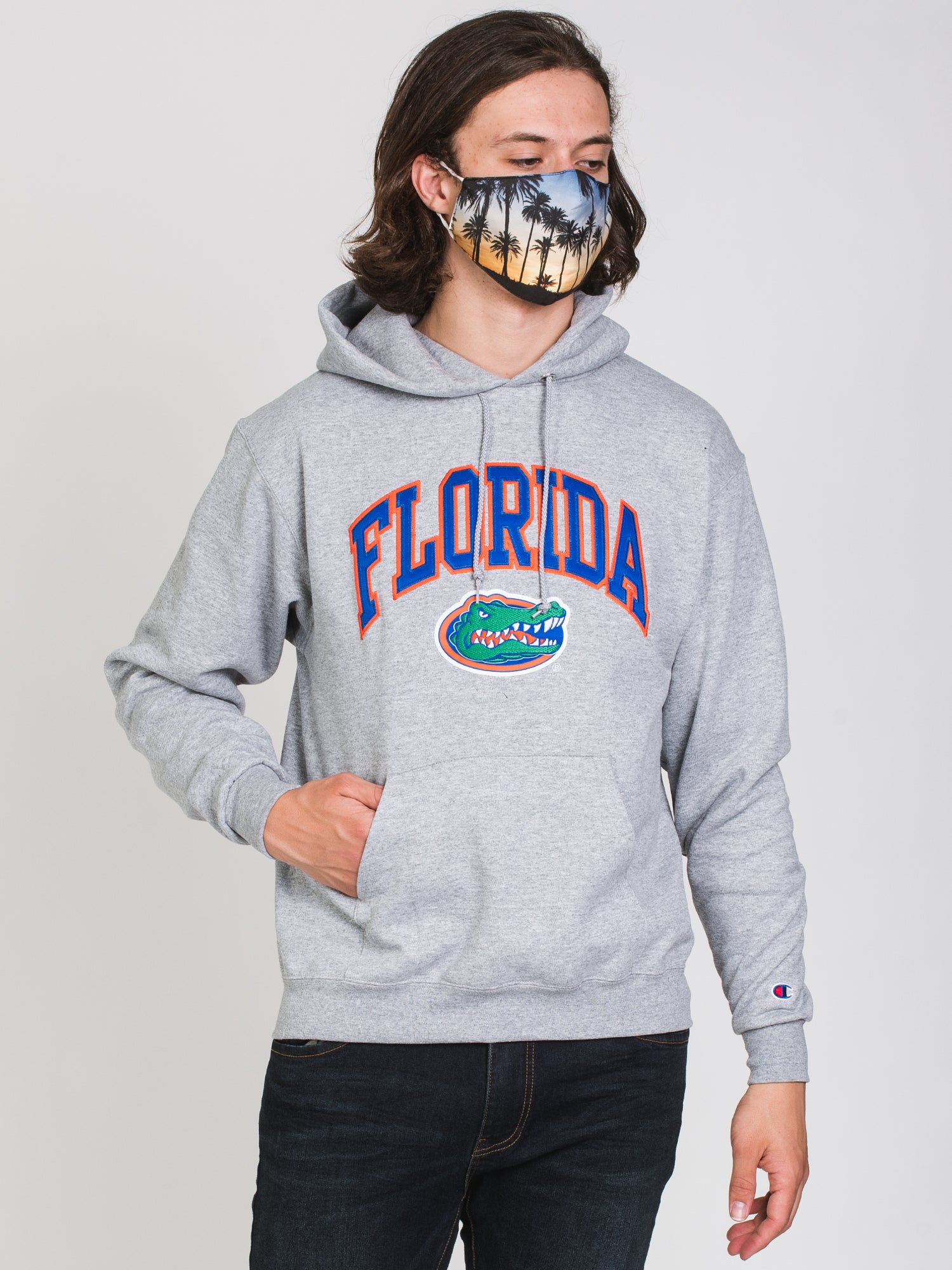 Champion Eco Powerblend Florida Hoodie - Soft & Sustainable Pullover Sweatshirt for Men & Women | Perfect for Casual Wear, Gym, and Outdoor Activities