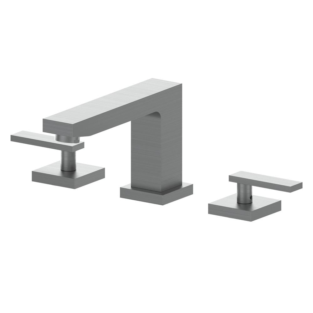 ZLINE Crystal Bay Bathroom Faucet - CBY BF Series - Modern Waterfall Spout Bathroom Sink Faucet with Lever Handle for Vanity, Powder Room & Guest Bath (Brushed Nickel Finish)
