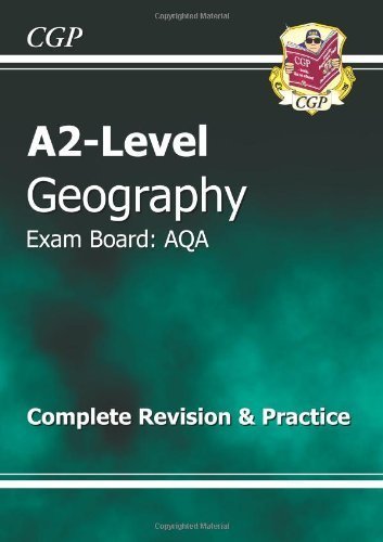 A2 Level Geography AQA Complete Revision & Practice Book by CGP Books | 2012 Paperback Edition | Perfect for Exam Prep & Self-Study