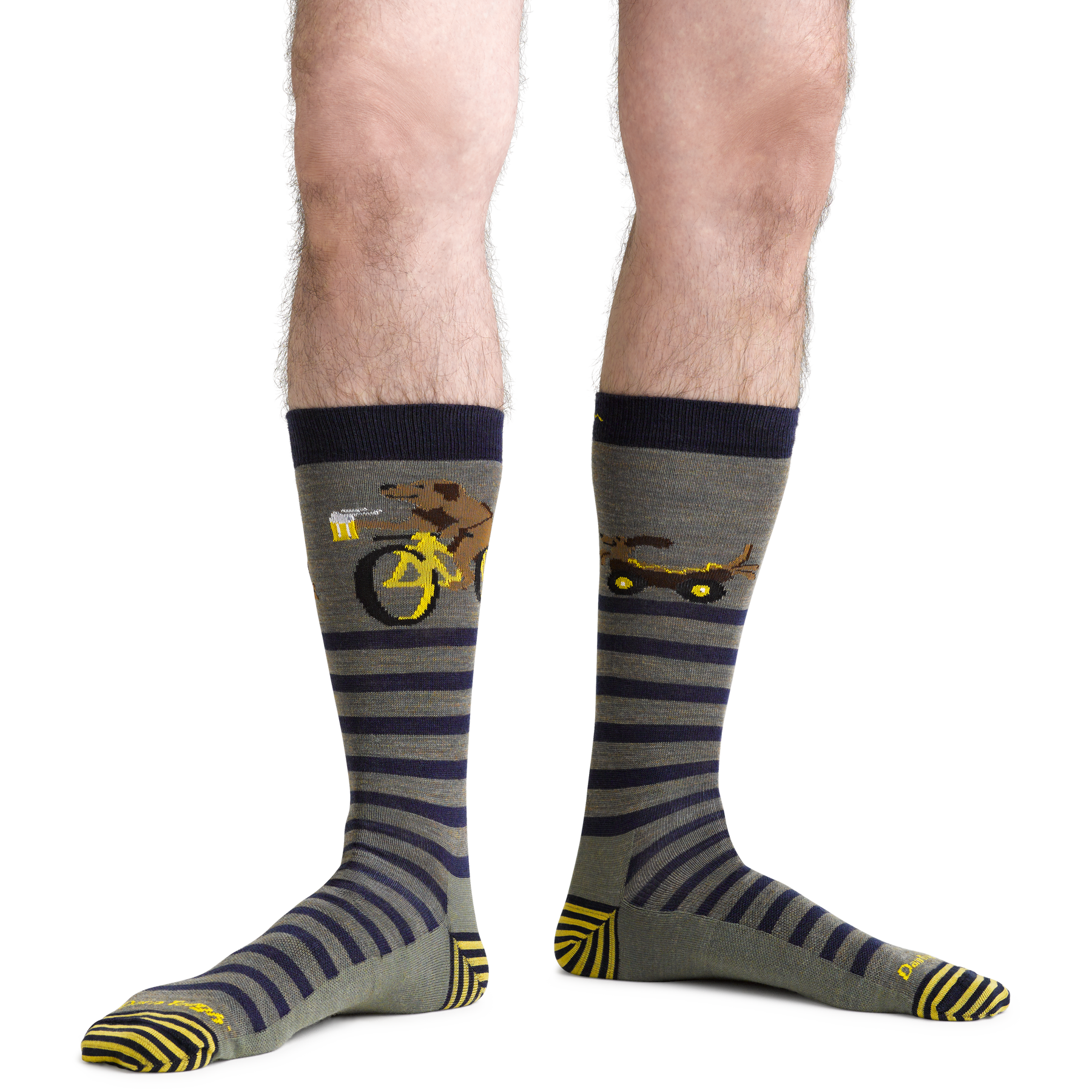 Animal Haus Crew Lightweight Lifestyle Socks for Men - D6066M - Comfortable Casual Wear for Daily Activities, Sports & Outdoor Adventures