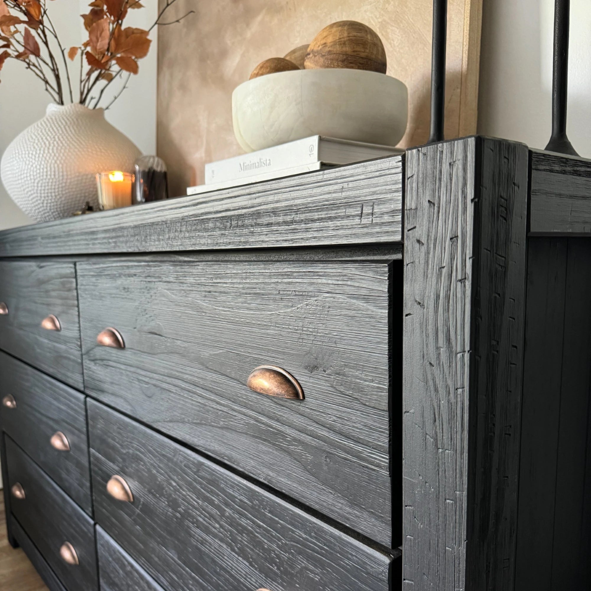 Montauk 6 Drawer Dresser - Solid Wood Bedroom Chest of Drawers for Storage & Organization - Perfect for Master Bedroom, Guest Room, or Dorm Decor