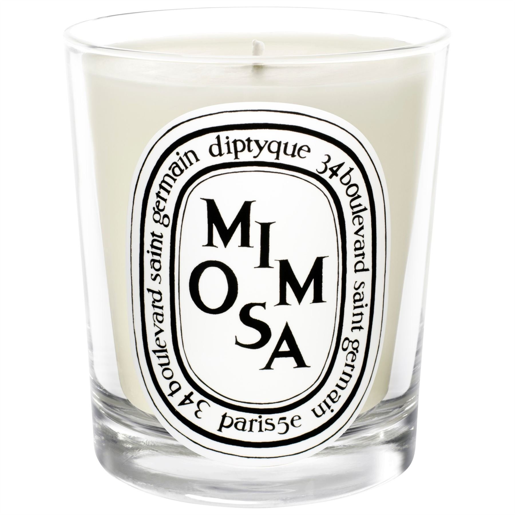 Diptyque Mimosa Scented Mini Candle 70g (2-Pack) - Luxury Home Fragrance for Relaxation, Spa & Romantic Ambiance
