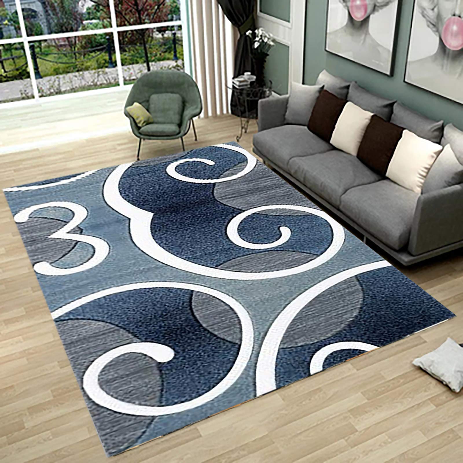 Non-Slip Hallway Runner Rug - Washable Long Area Carpet for Entryway, Kitchen & High Traffic Areas | Indoor/Outdoor Custom Size Floor Mat | Perfect for Homes, Apartments & Office Spaces