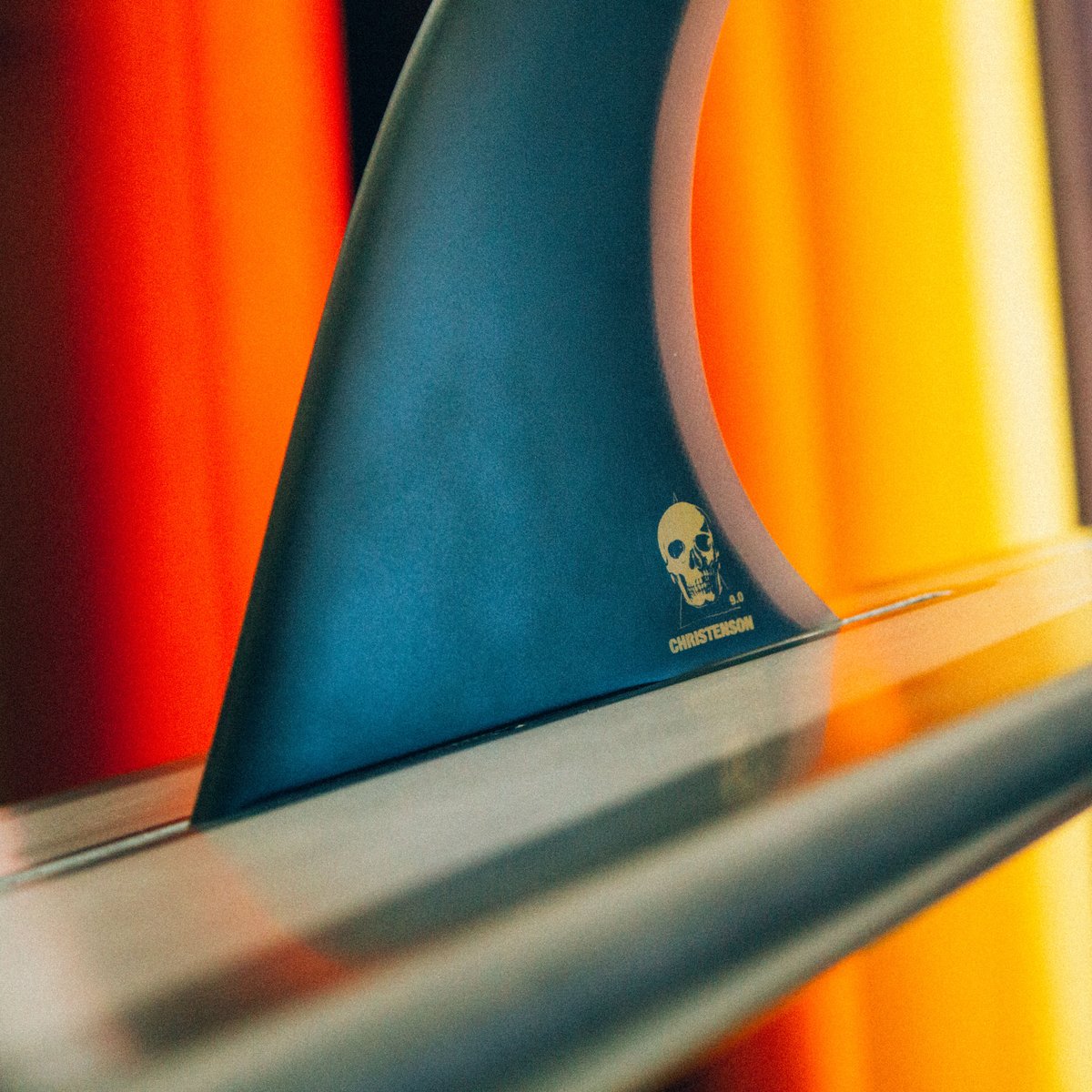 FCS II Christenson PG 8.0 Longboard Surfboard Fin - High Performance Volan Fiberglass for Smooth Cruising & Carving - Perfect for Classic Longboard Surfing & Wave Riding