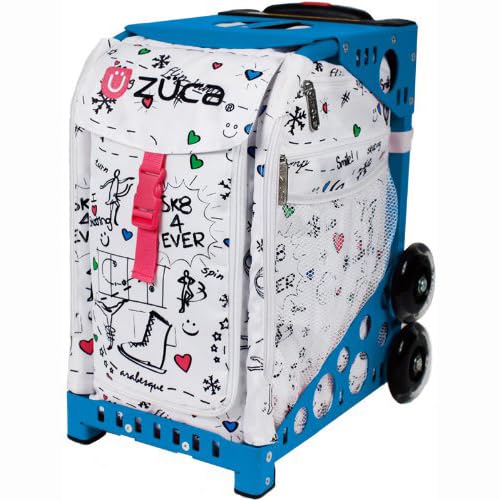 Zuca Sk8 Backpack with Blue Frame - Durable Skateboarding & School Backpack for Kids & Teens - Perfect for Skateboarding, School, Travel & Sports Gear Storage