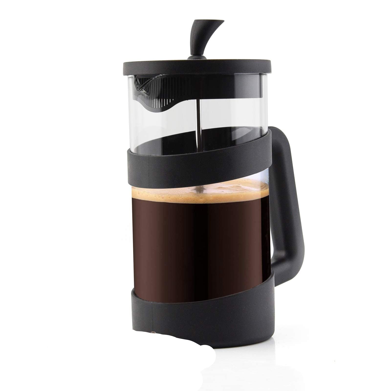 34 oz Large French Press Coffee Maker - Glass Travel & Camping Coffee Pot, Portable Heat-Resistant Tea Brewer (1000ml) - Perfect for Home, Office & Outdoor Adventures