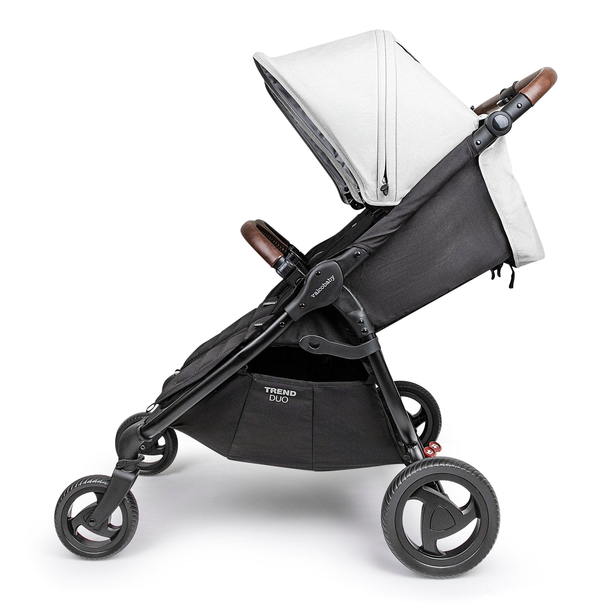 Valco Baby Duo Trend Double Stroller - Lightweight Compact Side by Side Stroller for Twins & Toddlers | Perfect for Shopping, Travel & Outdoor Adventures