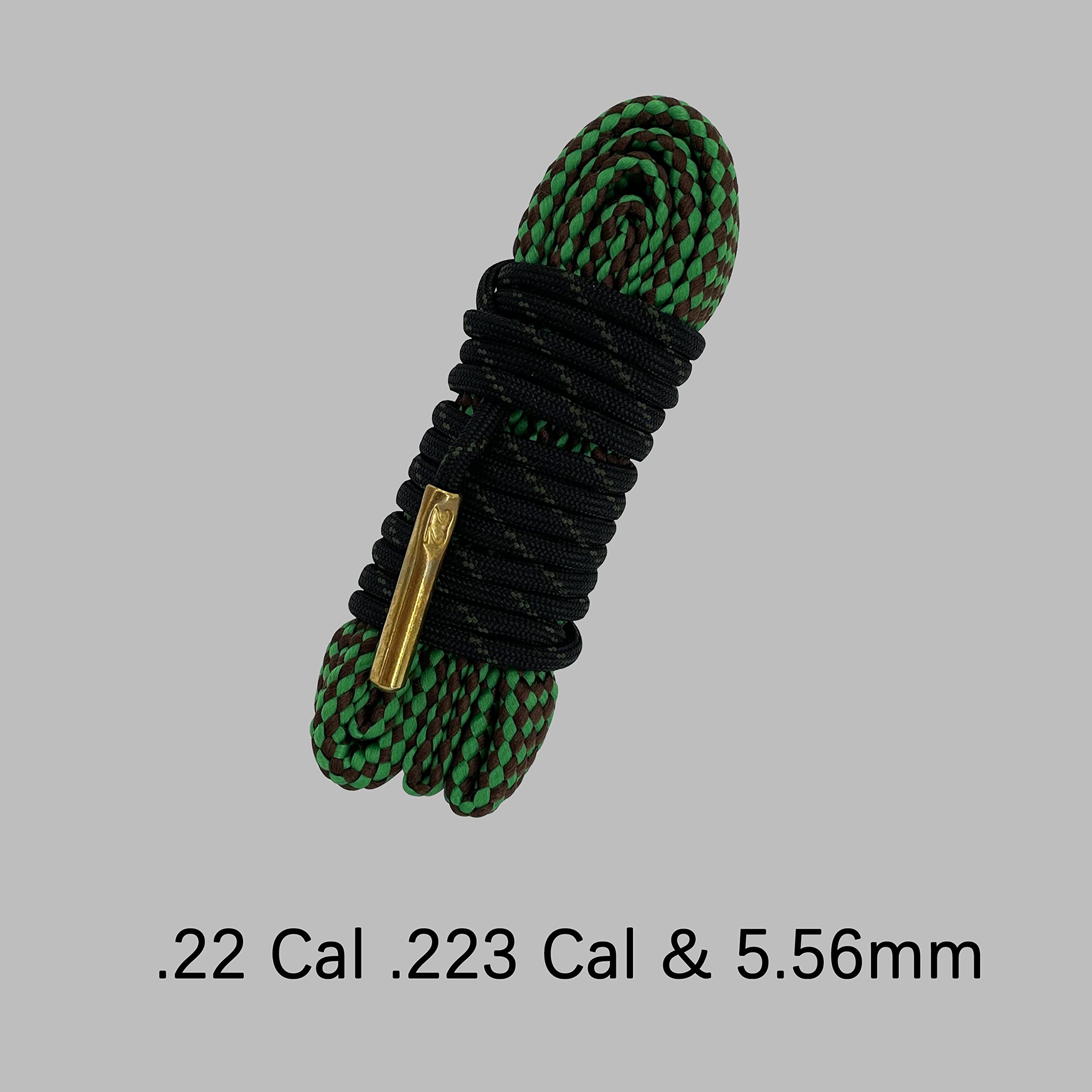 2 Pack Gun Cleaning Snake - Rifle Bore Cleaning Rope for Pistol, Handgun, Shotgun (.22, .223, 5.56mm, .380, 9mm, 12GA, .308, .357, .44, .45 Caliber) | Perfect for Range Days & Home Firearm Maintenance