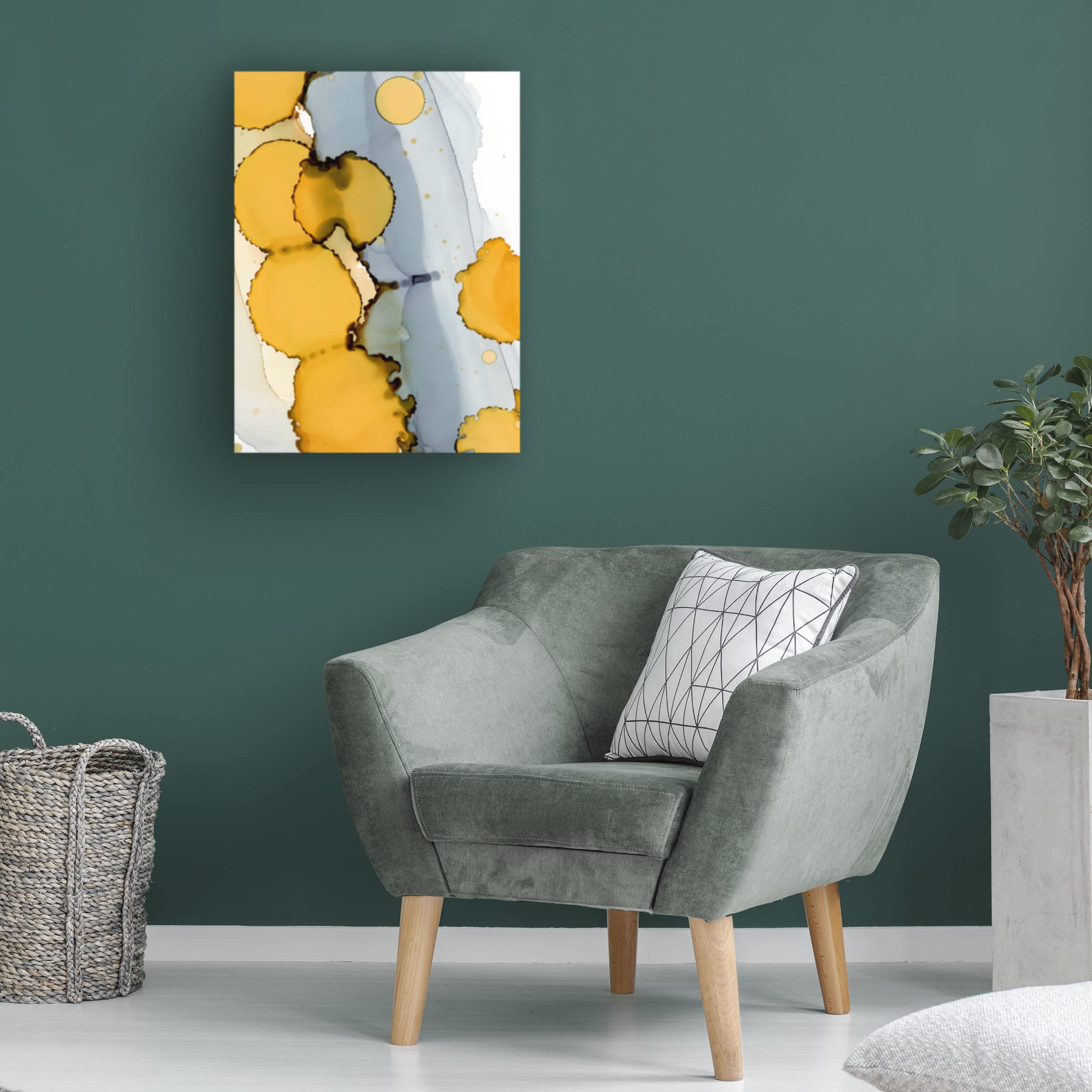 Trademark Fine Art 'Distant Suns II' Canvas Wall Art by Ethan Harper - Modern Abstract Painting for Living Room, Bedroom & Office Decor