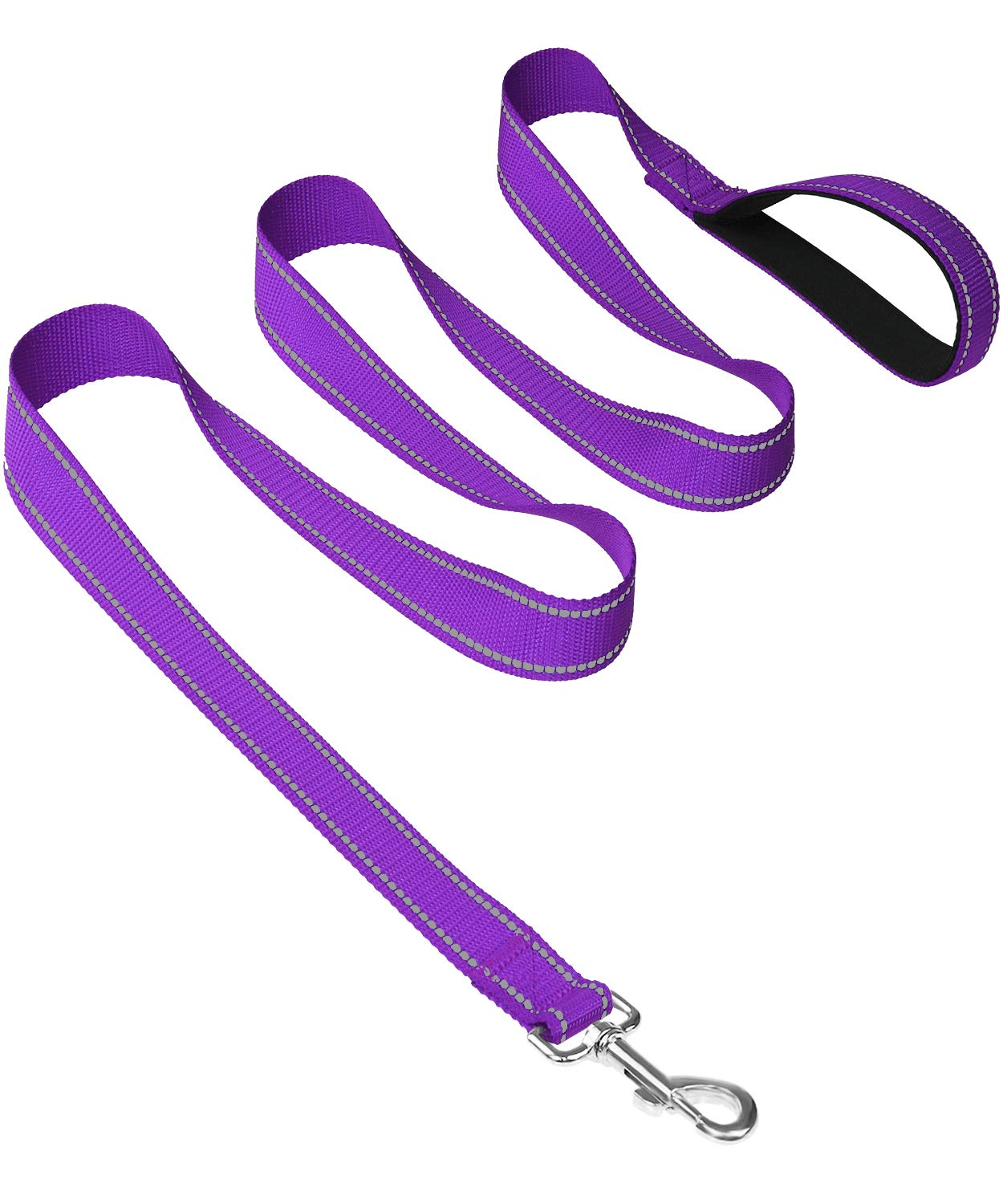 Joytale 6FT Reflective Dog Leash & Soft Neoprene Padded Collar Set (16-24