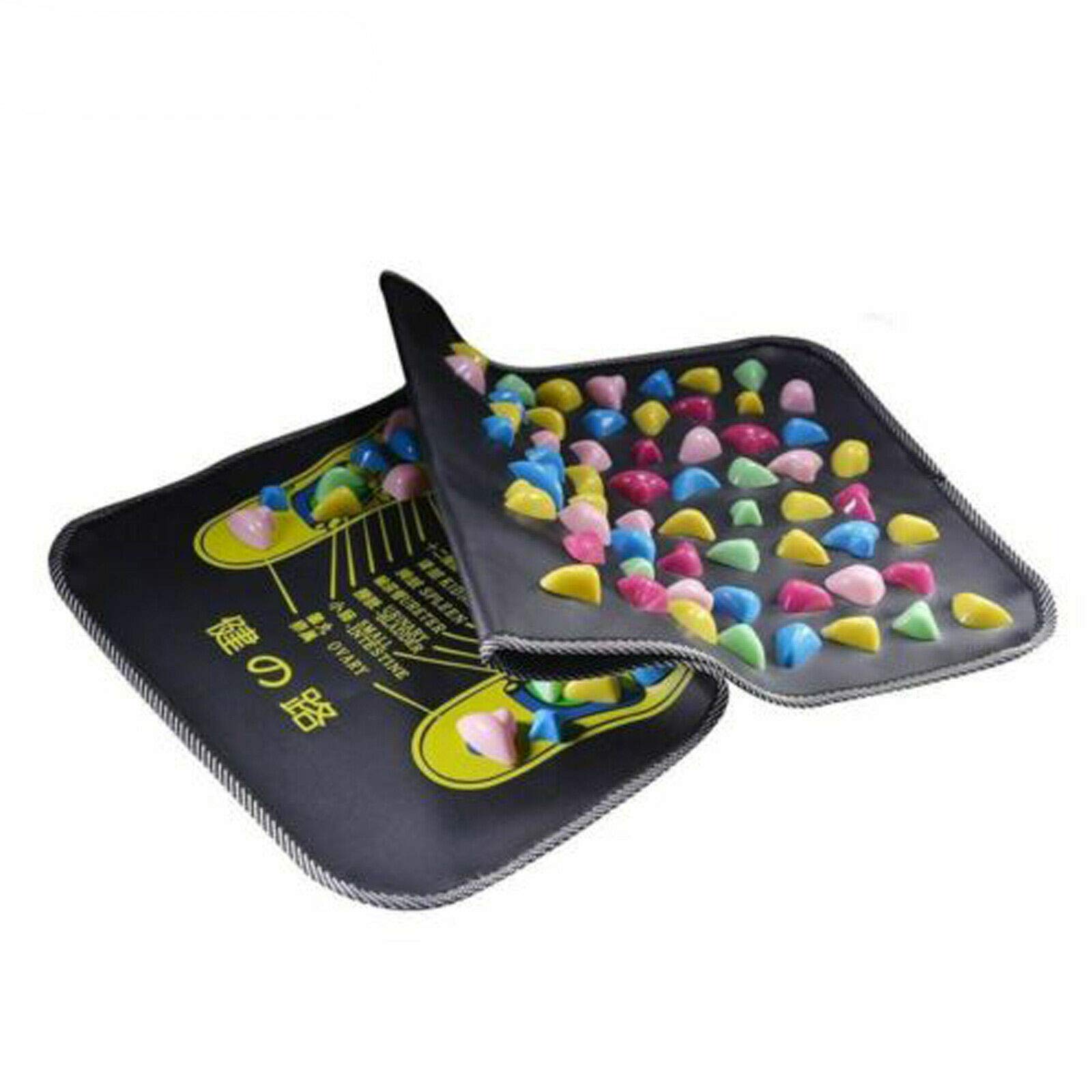 Acupressure Foot Massage Mat for Pain Relief & Stress Reduction - Corn Peeler & Foot Care Tool (Multicolor, One Size) - Perfect for Home Relaxation & Spa Therapy