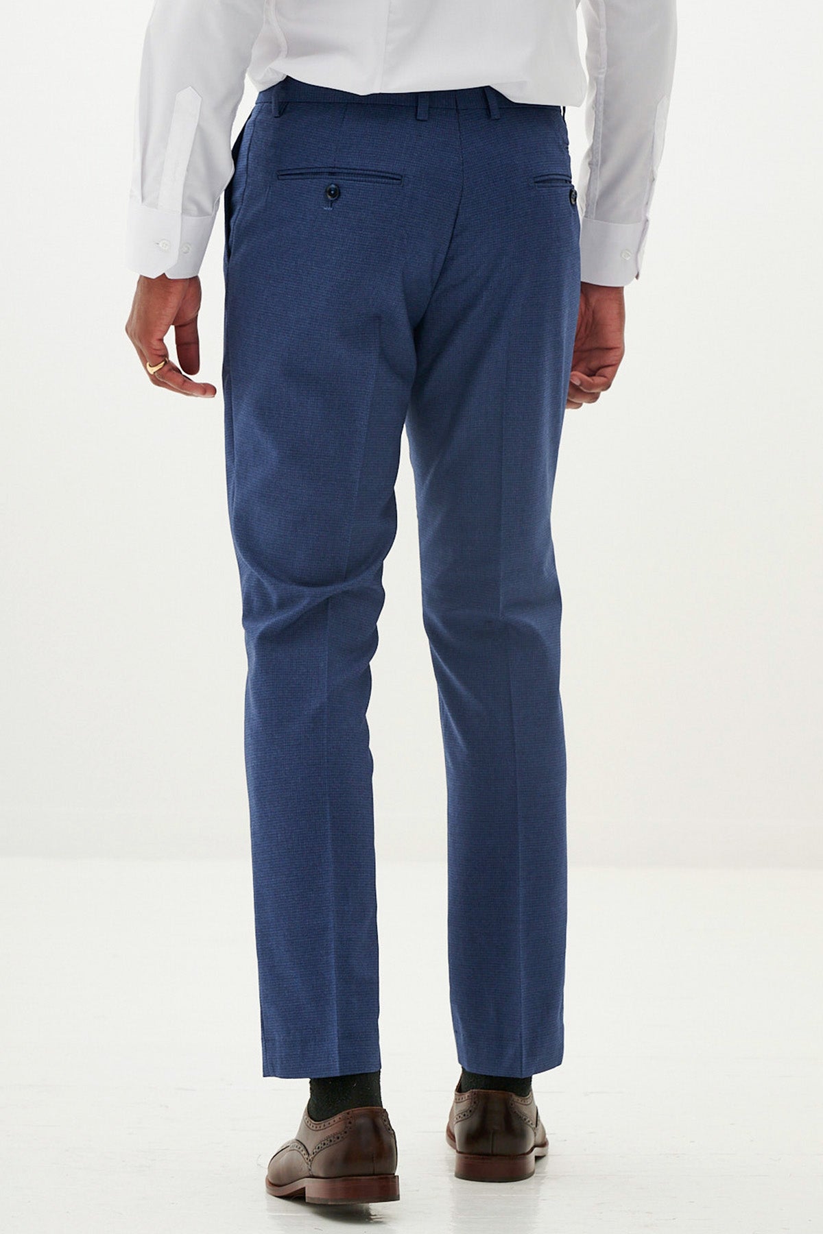 ASHLEY Navy Blue Three Piece Suit for Men - Premium Business Formal Wear - Perfect for Weddings, Interviews & Office Meetings