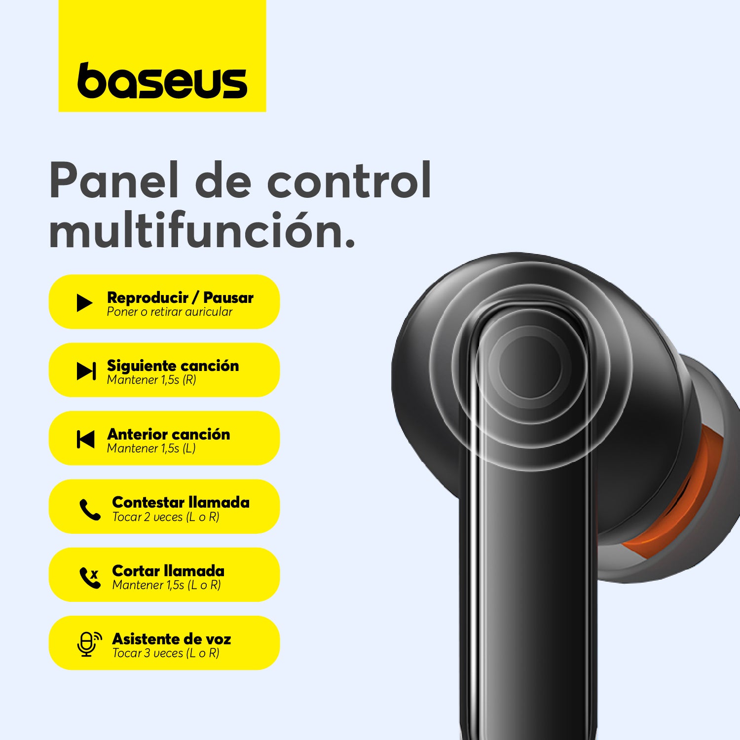 Baseus Bowie MZ10 Wireless Headphones with Active Noise Cancellation - Black | Perfect for Travel, Work & Gym