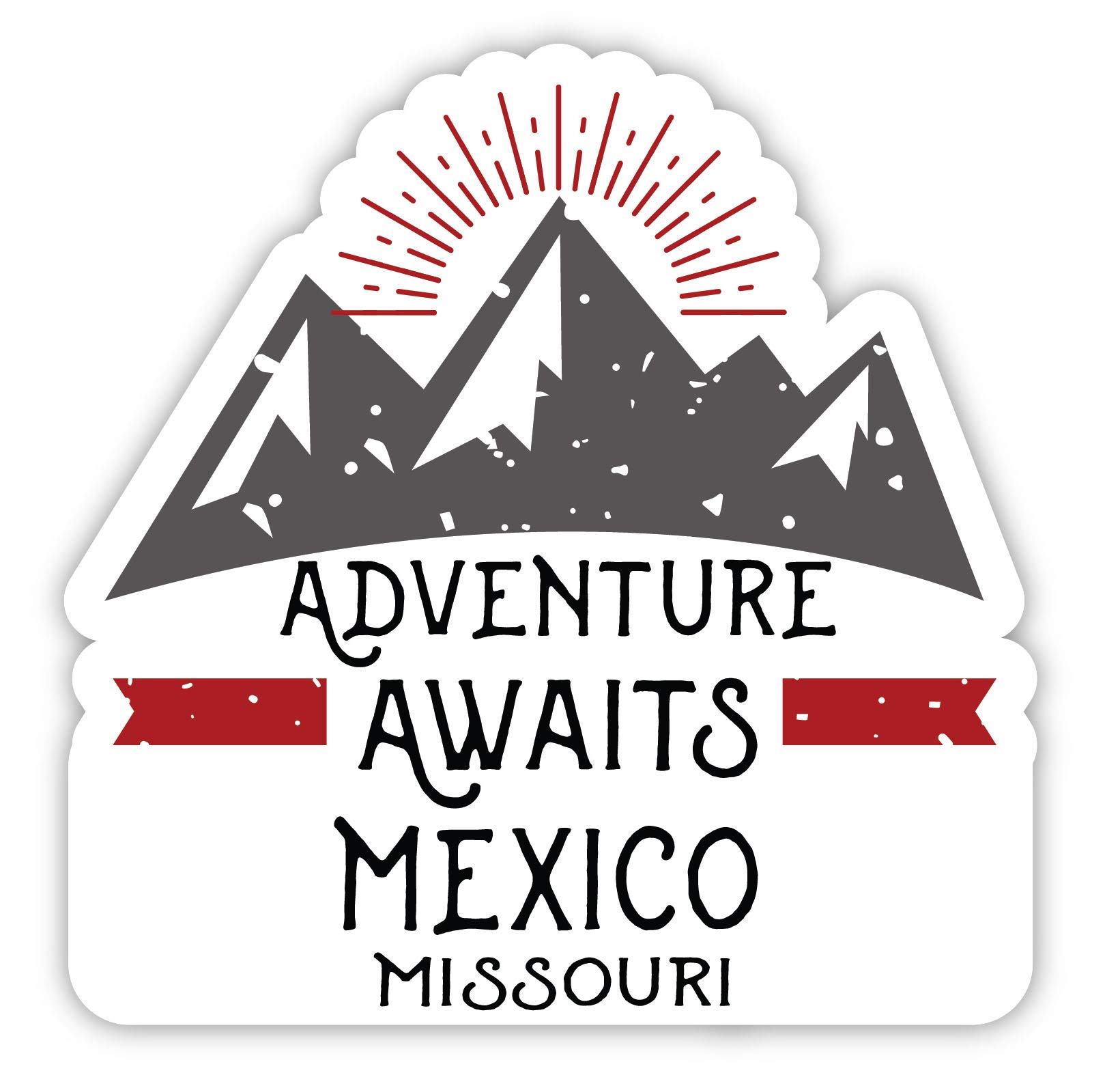 Mexico Missouri Souvenir 4-Inch Fridge Magnet - Adventure Awaits Design - Perfect for Travel Memories, Home Decor & Gift Giving