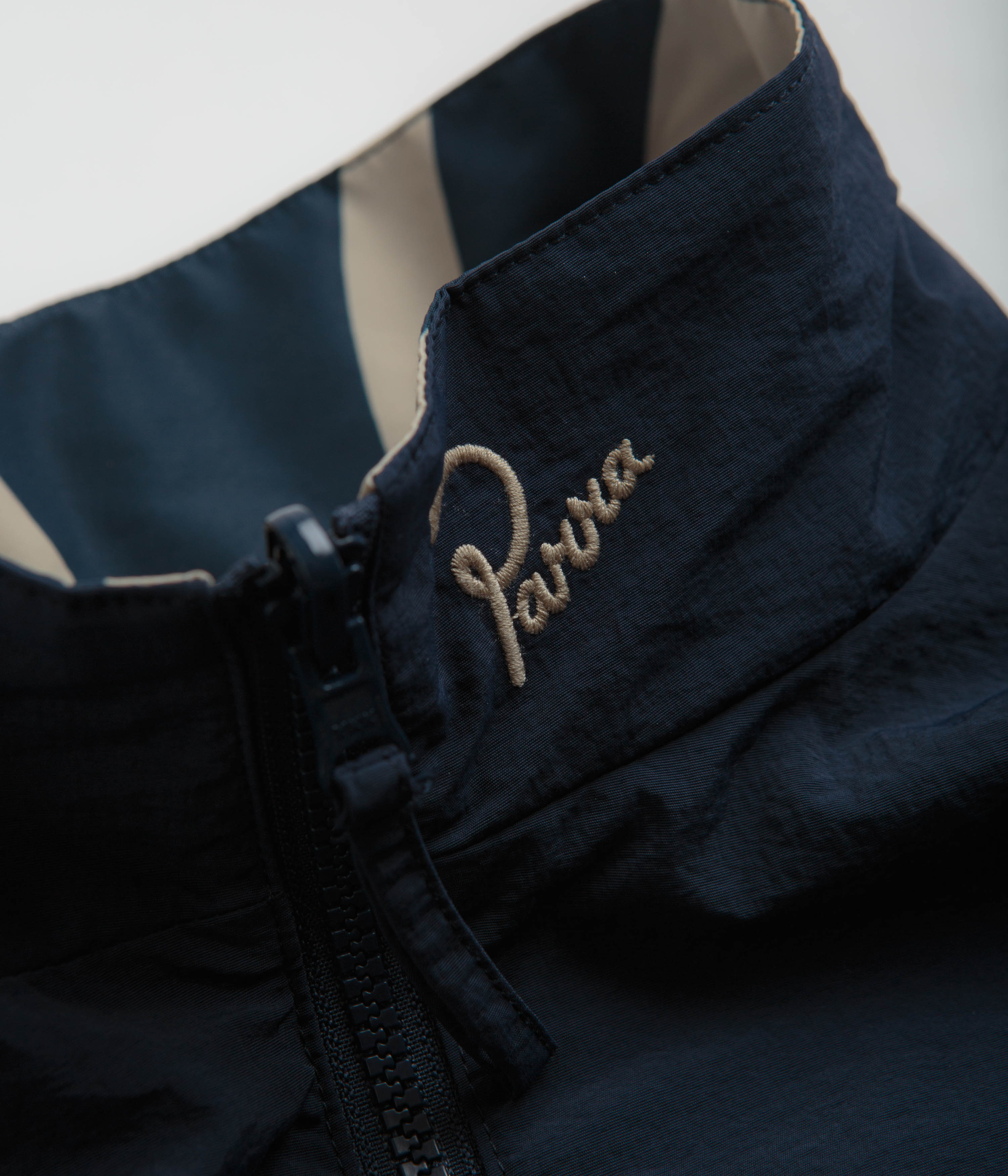 Parra Zoom Winds Reversible Track Jacket - Navy Blue Windbreaker for Running & Outdoor Sports | Lightweight Water-Resistant Athletic Jacket