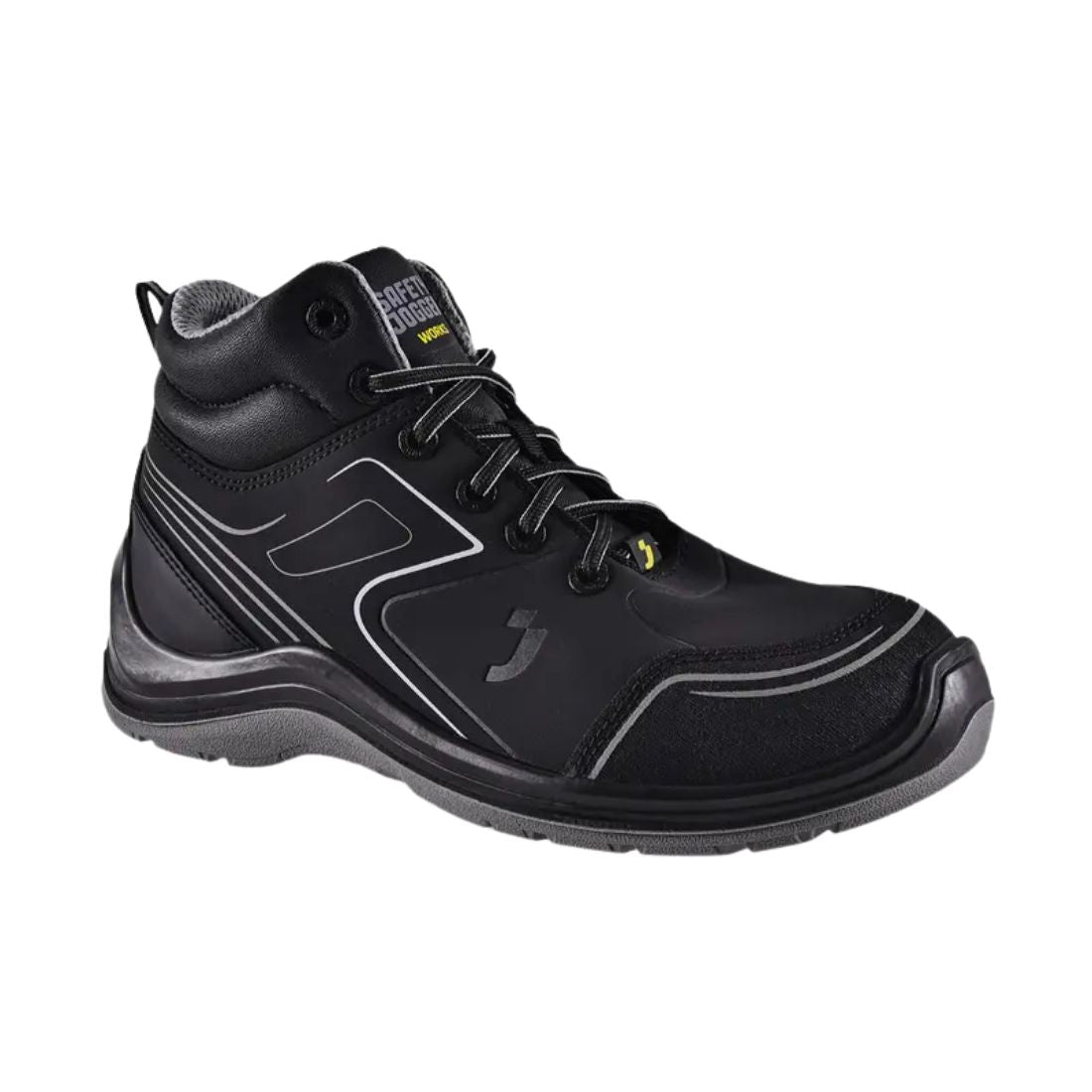 Safety Jogger Flow 3 MID Unisex Composite Toe Work Safety Shoes - Lightweight & OSHA Compliant for Construction, Warehouse & Industrial Work