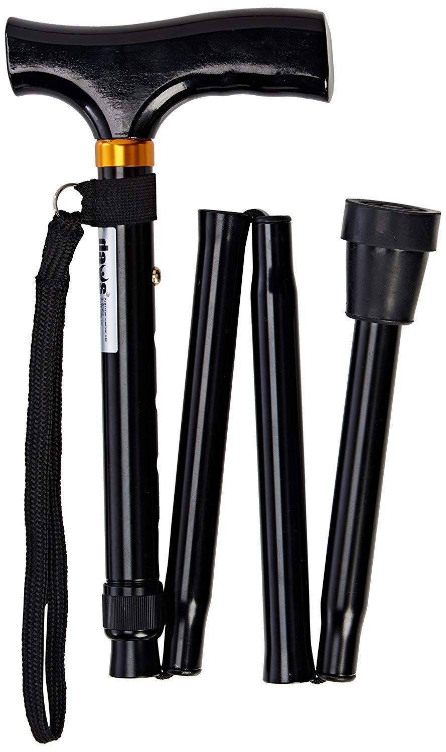 Adjustable Aluminum Walking Stick with Tripod Base - Lightweight Hiking Cane for Seniors & Outdoor Enthusiasts - Perfect for Hiking, Travel & Daily Mobility Support
