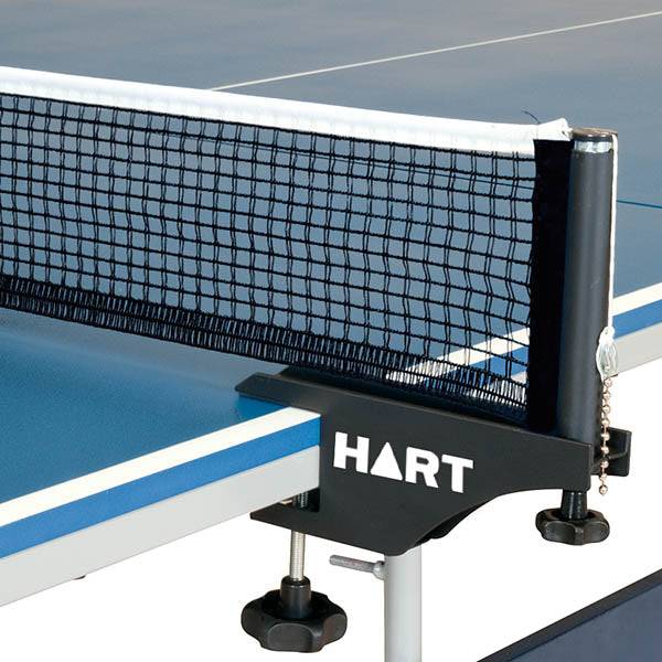 HART Proline Table Tennis Net and Post Set - Professional Quality for Indoor & Outdoor Play - Perfect for Home, Gym, or Club Use