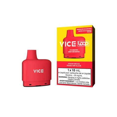 VICE LOOP Pod Pack - 5000 Puffs Disposable Vape with 10mL E-Liquid (All Flavors) | Portable Vaping for Travel, Work & Social Relaxation