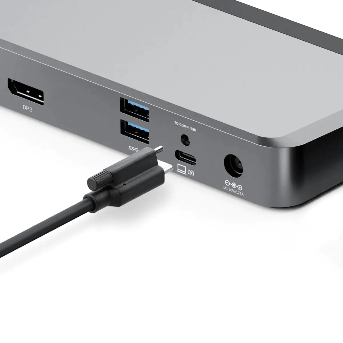 MX2 USB C Dual Display DP Alt Mode Docking Station with 100W Power Delivery - 4K HDMI & DisplayPort Adapter for MacBook Pro/Air, Dell XPS, Surface Pro - Home Office & Gaming Setup