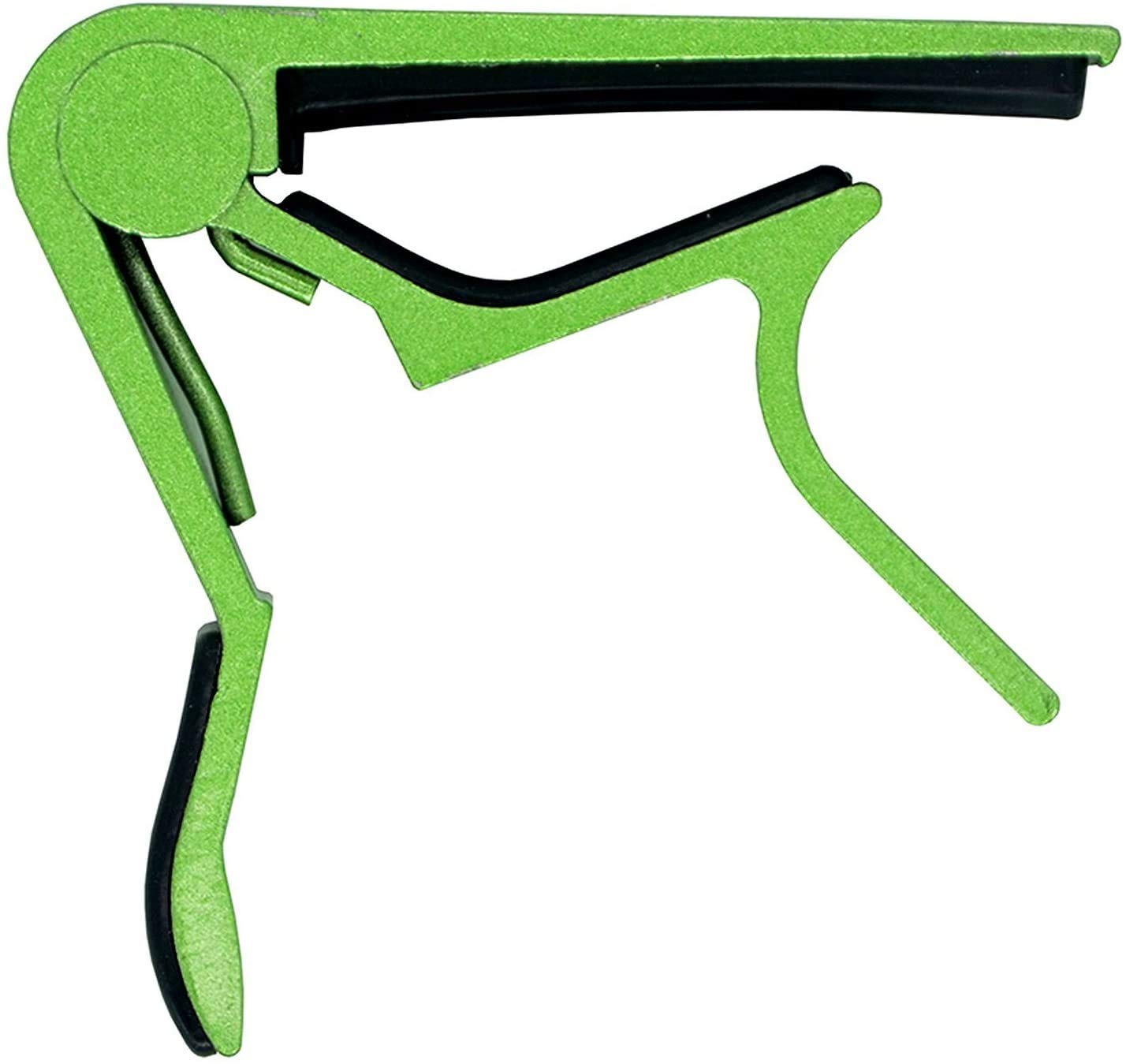 Premium Aluminum Guitar Capo for Acoustic & Electric Guitars - 6-String Clamp with Spring Tension - Perfect for Live Performances, Studio Recording & Practice Sessions (Green)