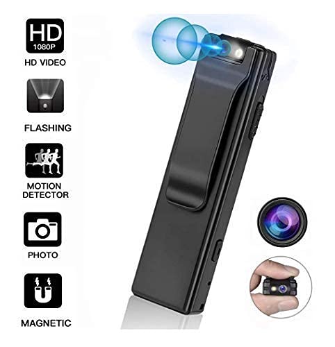 Mini Body Camera HD 1080P - Wireless Wearable Recorder for Home & Office Security