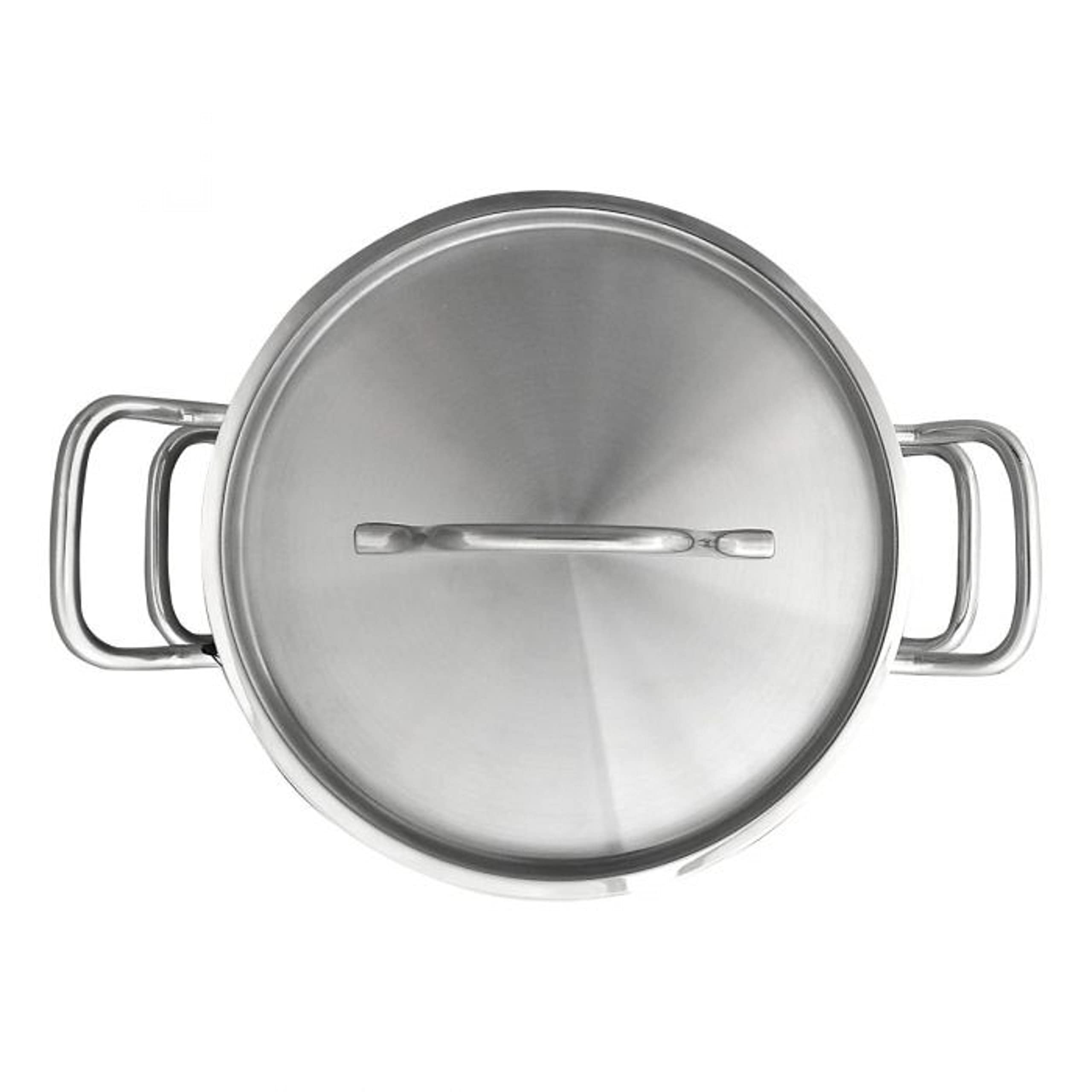 TrueCraftware 16 Quart Stainless Steel Double Boiler 3-Piece Set - Chocolate Melting Pot for Candy, Butter & Cheese - Dishwasher & Oven Safe Cookware - Perfect for Baking, Candy Making & Fondue Parties