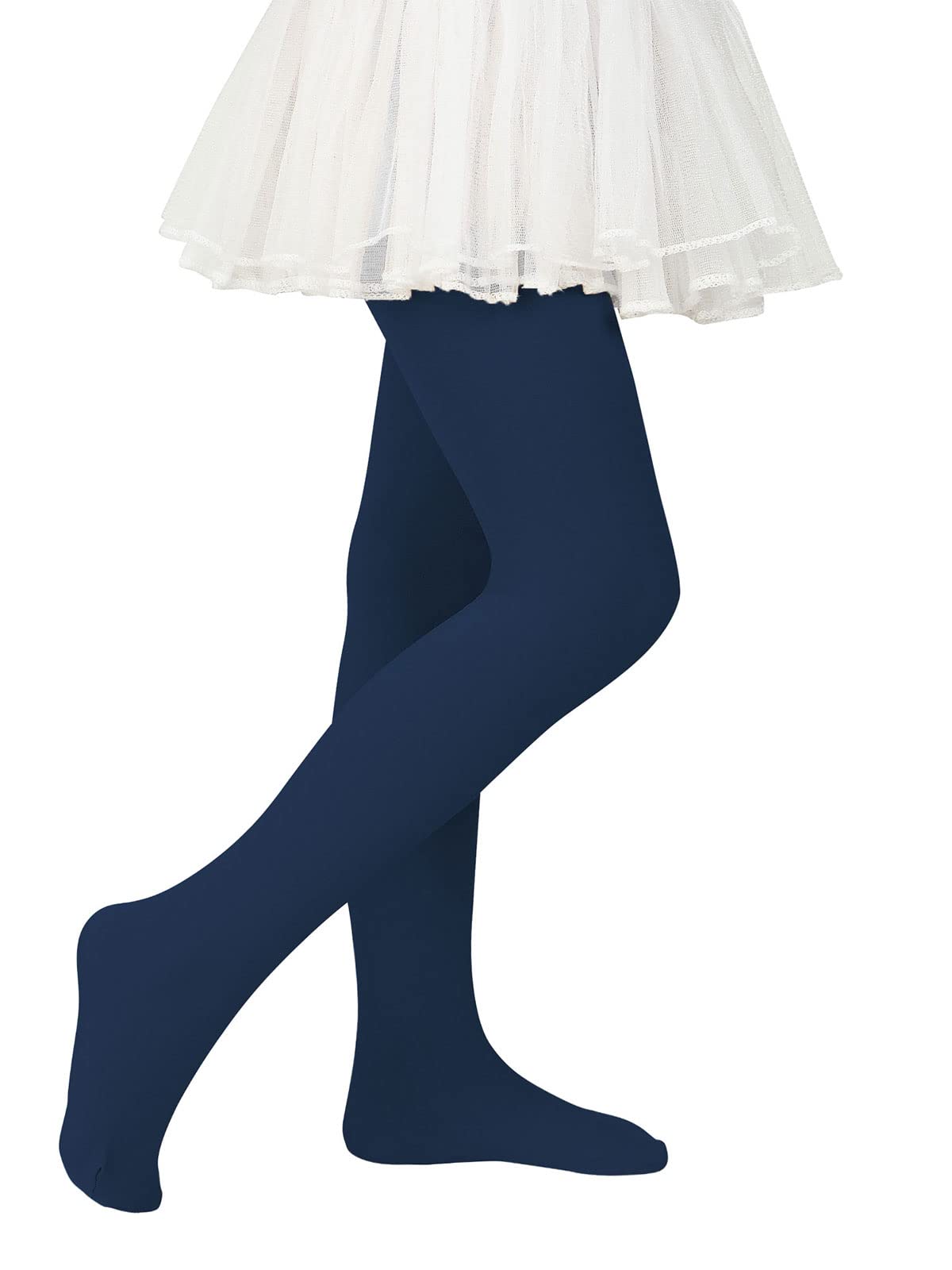 Century Star Girls Ballet Tights - Ultra Soft Stretch Dance Leggings with Footed Design for Ballet Class, Dance Practice & School Uniform (Perfect for Recitals, Performances & Daily Wear)