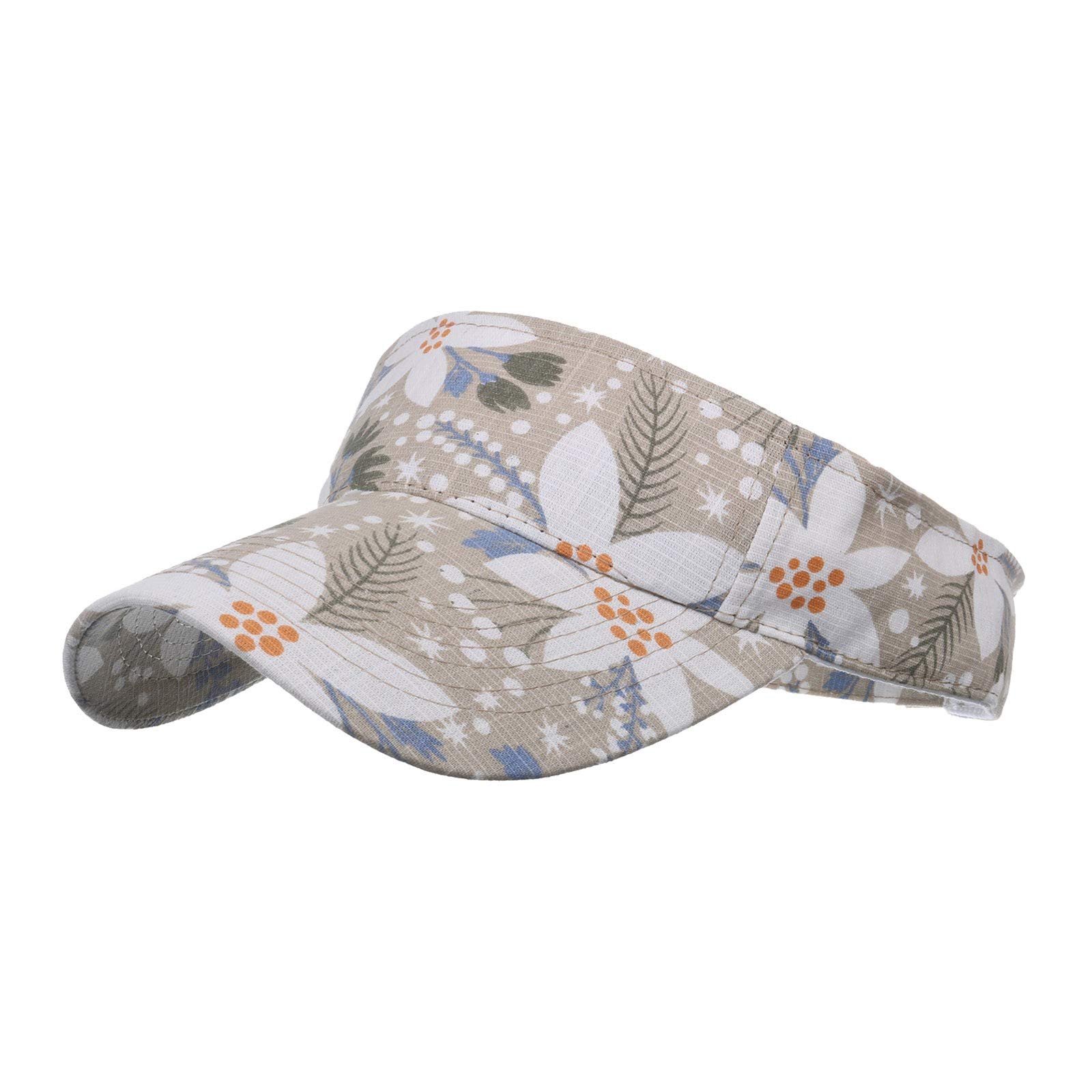 Stylish Hawaiian Floral Visor Baseball Cap - Tropical Sun Hat for UV Protection & Fashion - Perfect for Beach, Vacation, and Outdoor Activities