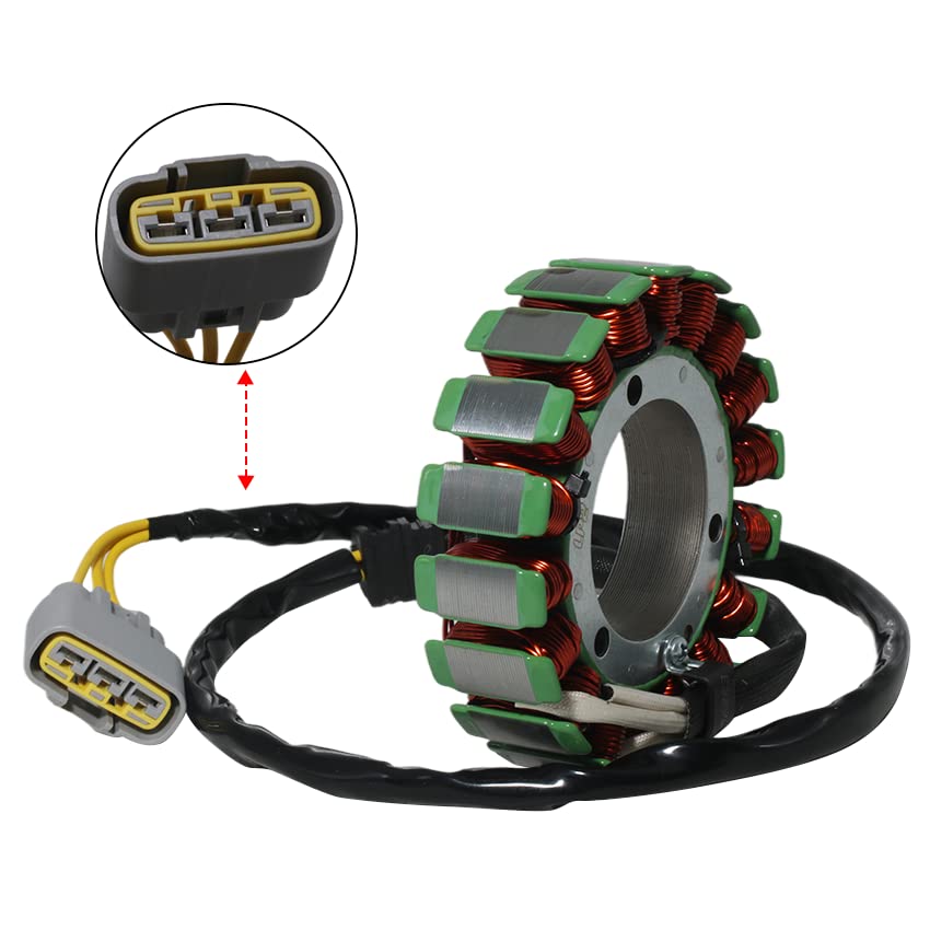Yamaha Generator Magneto Stator Coil 8HF-81410-00 8HU-81410-00 - Compatible with RS Vector, Venture, Viking 1000, FX Nytro 1000, SR Viper 1000 & SR Venture DX 1000 EFI - High Performance Replacement Part for Snowmobile & ATV Electrical Systems