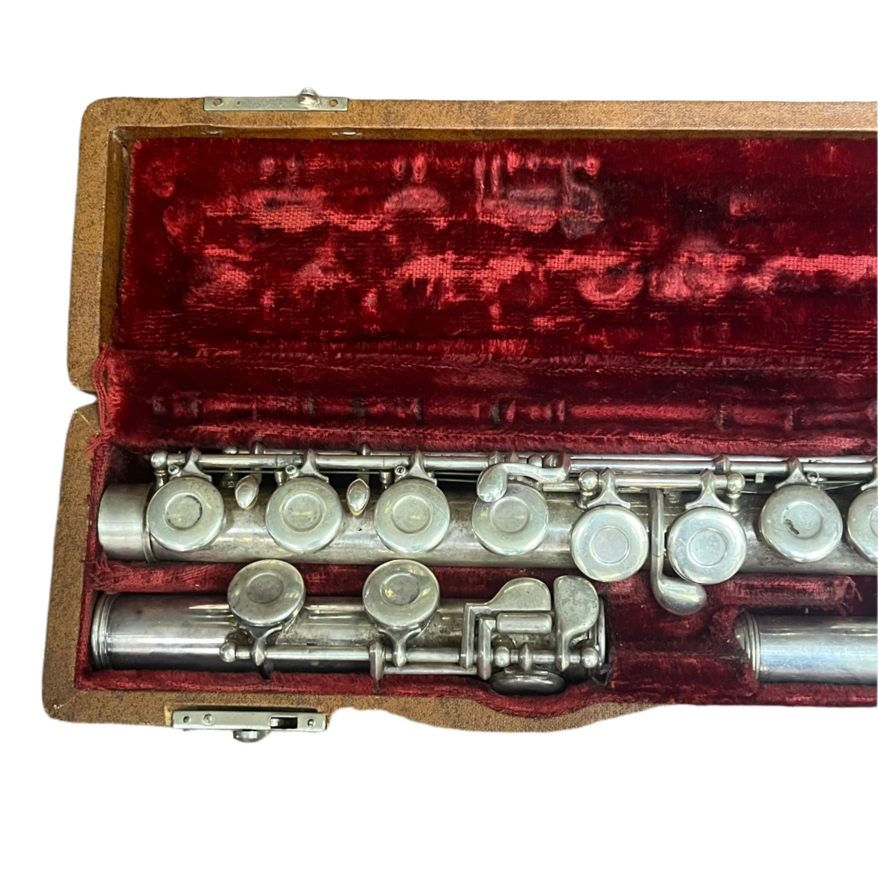Professional Armstrong Flute with Hard Case - Silver Plated Concert Flute for Beginners & Students - Perfect for School Bands, Music Lessons & Performances