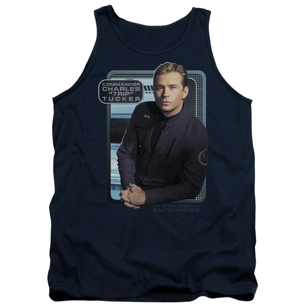 Star Trek Trip Tucker Unisex Tank Top for Adults - Comfortable & Stylish Sci-Fi Apparel for Men & Women - Perfect for Cosplay, Conventions & Everyday Wear