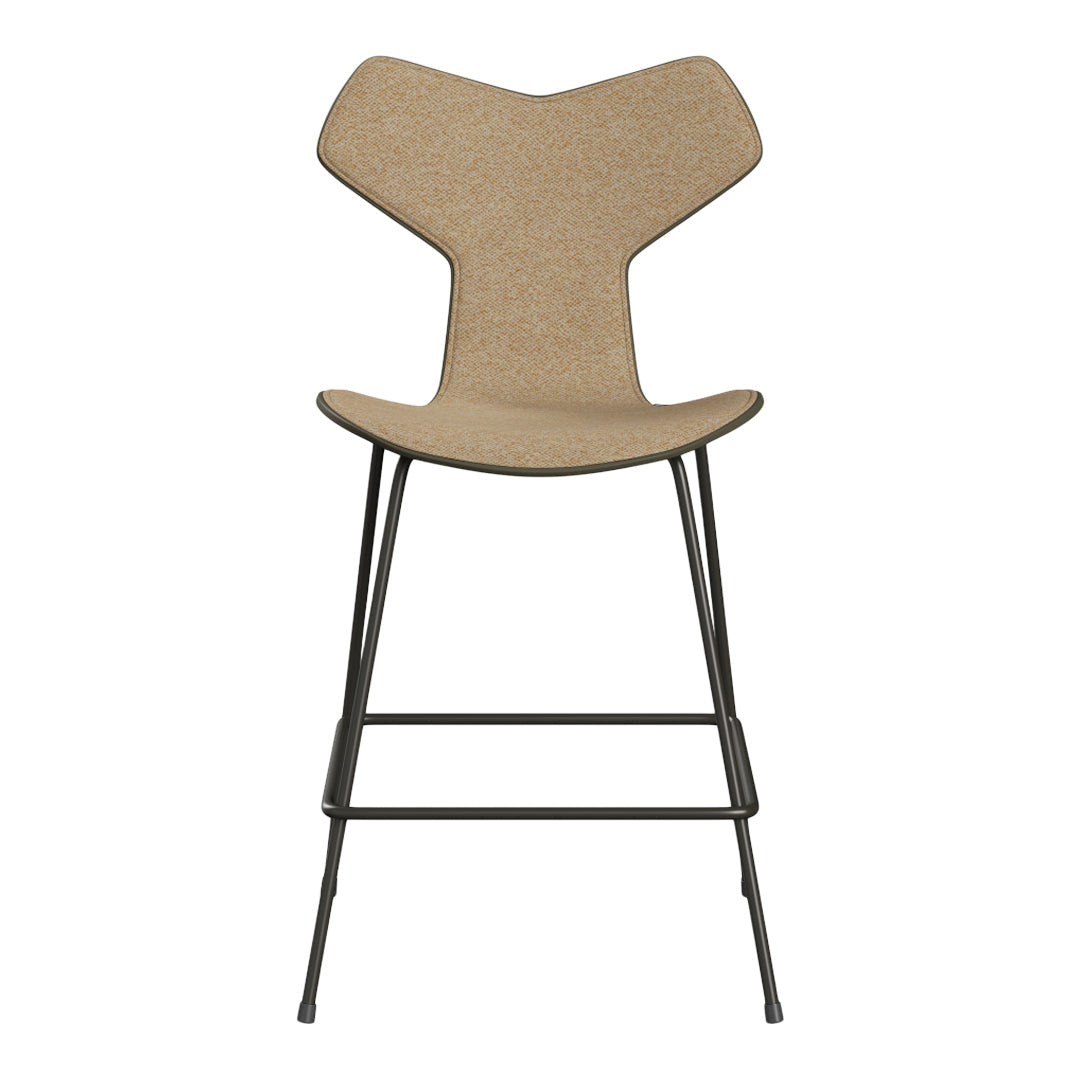Premium Grand Prix Counter Chair 3138 - Lacquered Wood Finish with Front Upholstery - Perfect for Kitchen Islands, Breakfast Bars & Modern Dining Areas