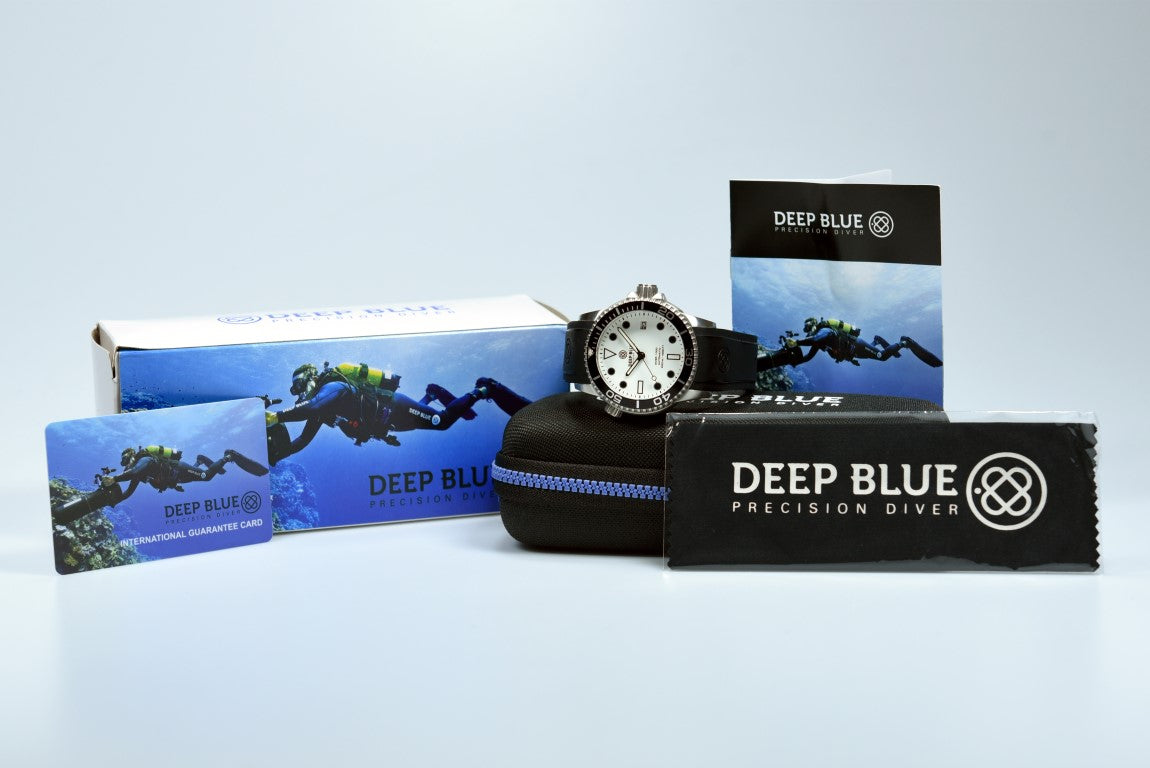 Pre-Owned Deep Blue Diver 1000 Automatic Watch - Luxury Dive Watch for Men, 1000m Water Resistant, Professional Scuba Diving & Everyday Wear