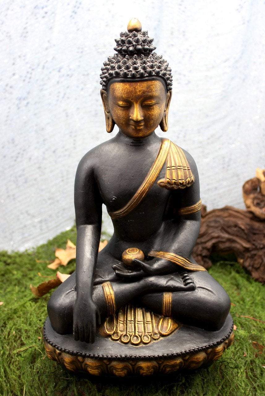 13 Inch Shakyamuni Buddha Statue - Handcrafted Meditation Buddha Sculpture for Home, Office & Garden Decor - Perfect for Yoga, Zen Meditation & Spiritual Gifts