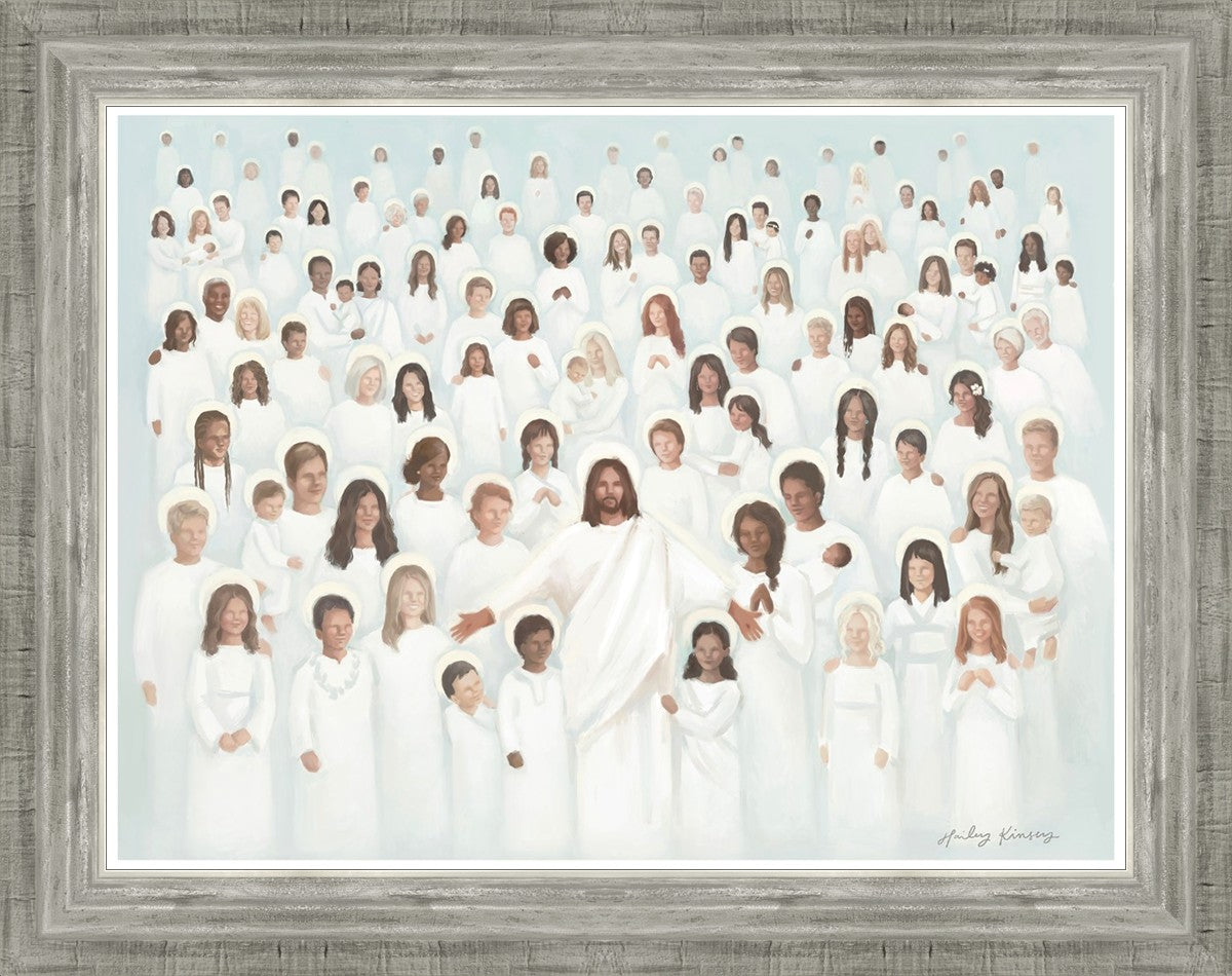 Body Of Christ By Hailey Kinsey - Inspirational Christian Wall Art for Home & Church Decor - Perfect for Living Room, Bedroom & Prayer Space